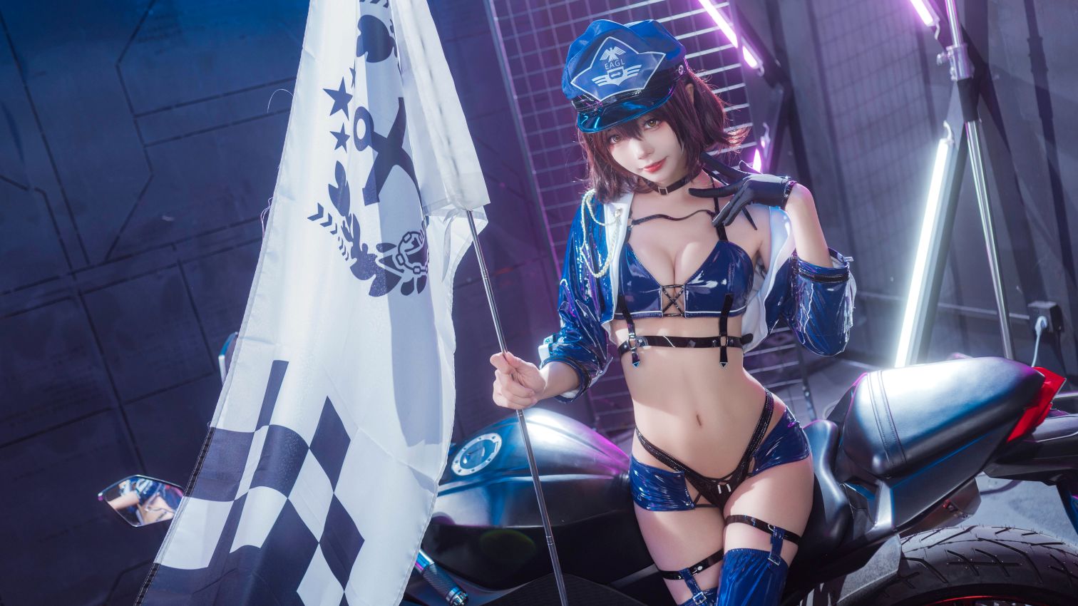 Aiwest - &Bạn có thích Aili không? Azur Lane Baltimore&Shinano Cô gái đua xe [56P-524MB
