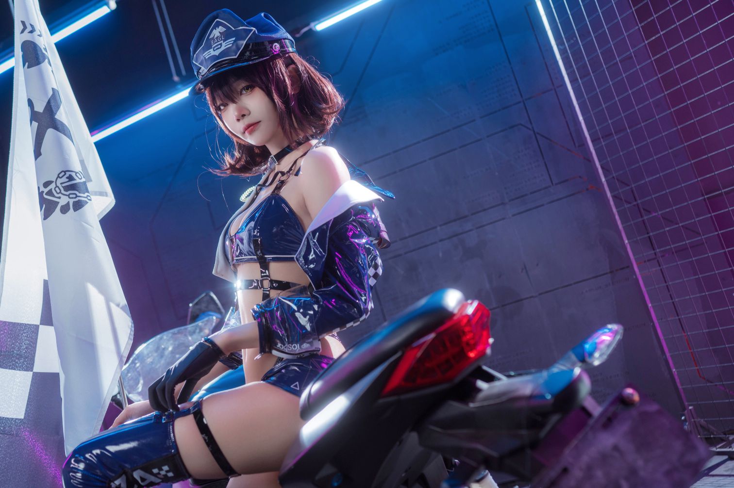 Aiwest - &Bạn có thích Aili không? Azur Lane Baltimore&Shinano Cô gái đua xe [56P-524MB