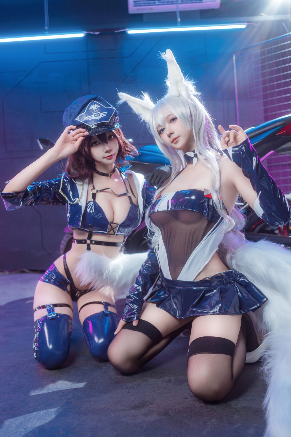 Aiwest - &Bạn có thích Aili không? Azur Lane Baltimore&Shinano Cô gái đua xe [56P-524MB