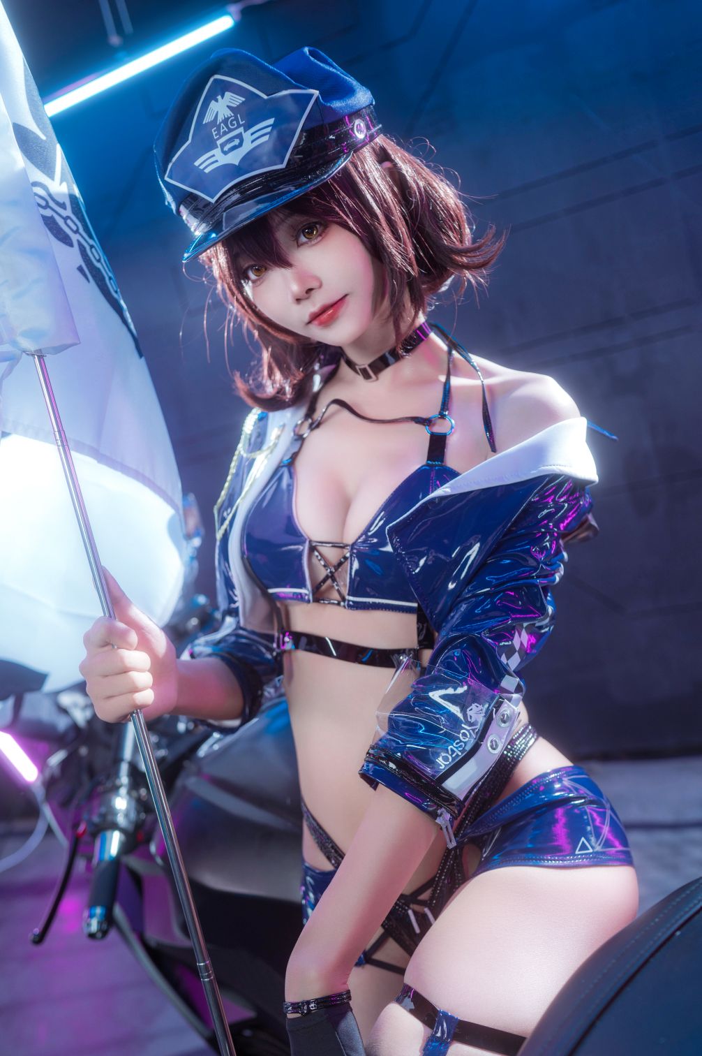 Aiwest - &Bạn có thích Aili không? Azur Lane Baltimore&Shinano Cô gái đua xe [56P-524MB