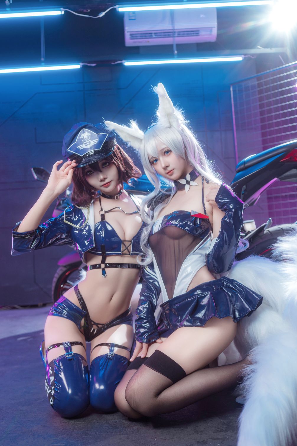 Aiwest - &Bạn có thích Aili không? Azur Lane Baltimore&Shinano Cô gái đua xe [56P-524MB