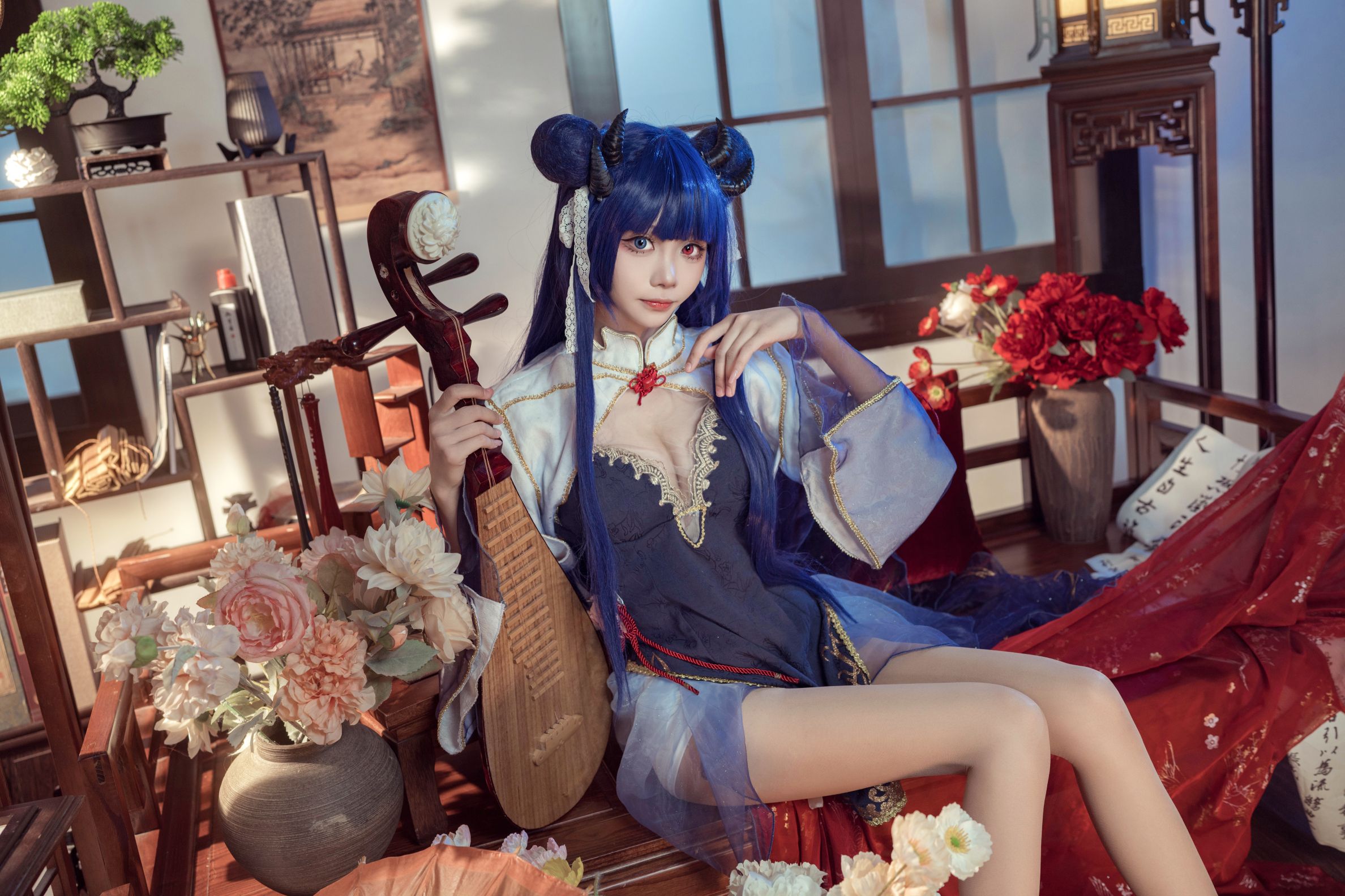 艾西Aiwest - 伊吹新年旗袍 [35P-910MB