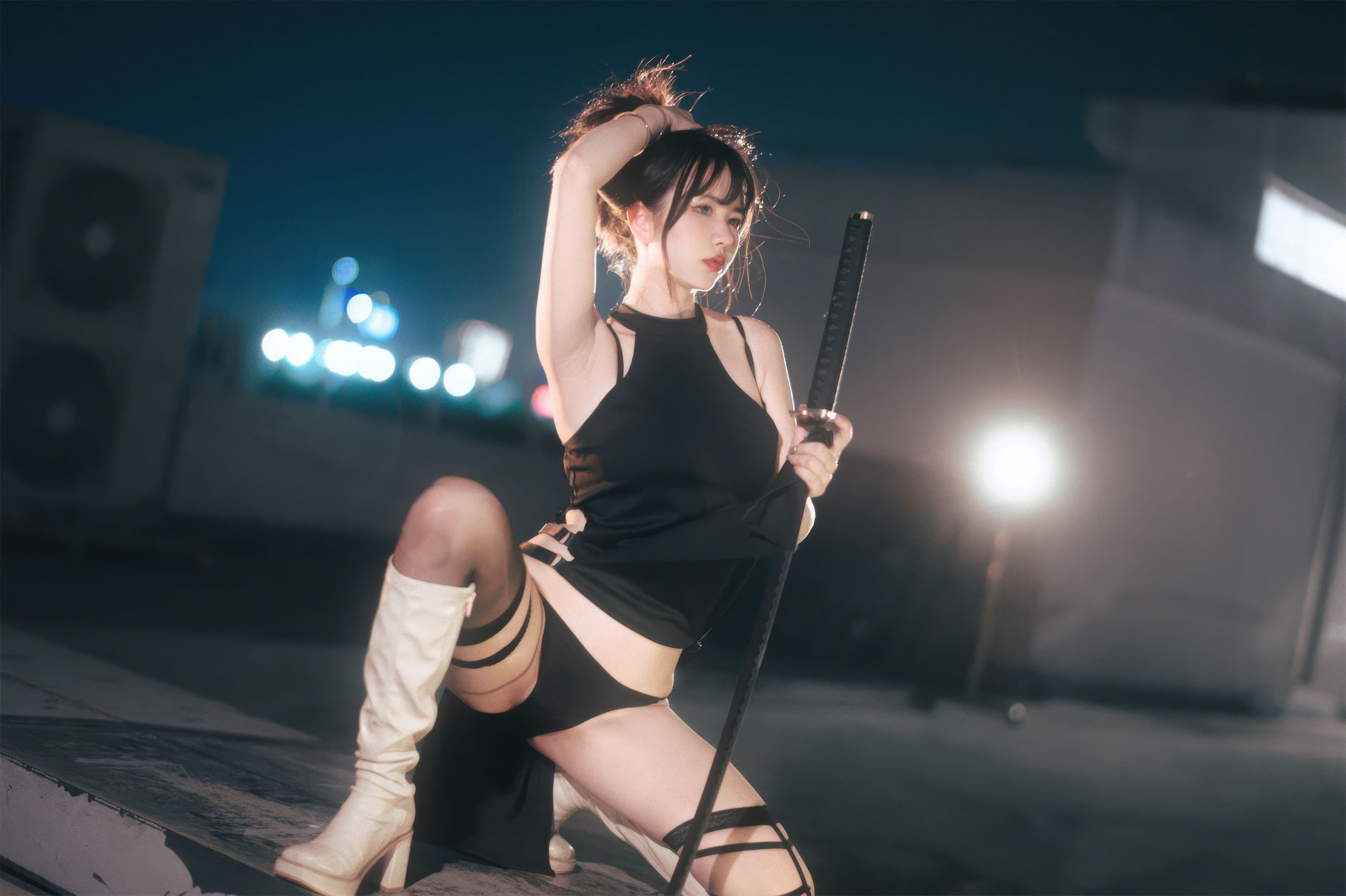 蒂娜很妖孽呀 戰鬥服旗袍 32P