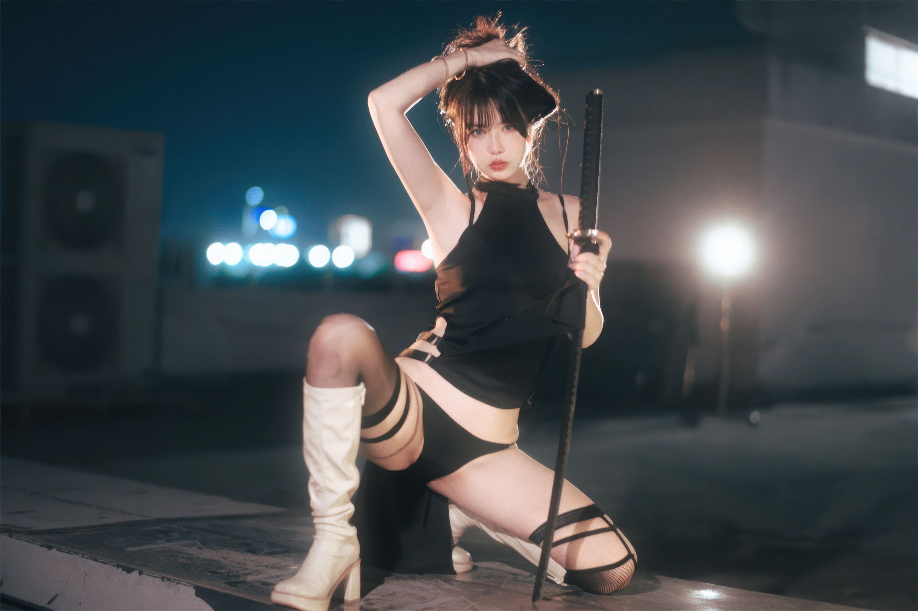 蒂娜很妖孽呀 戰鬥服旗袍 32P