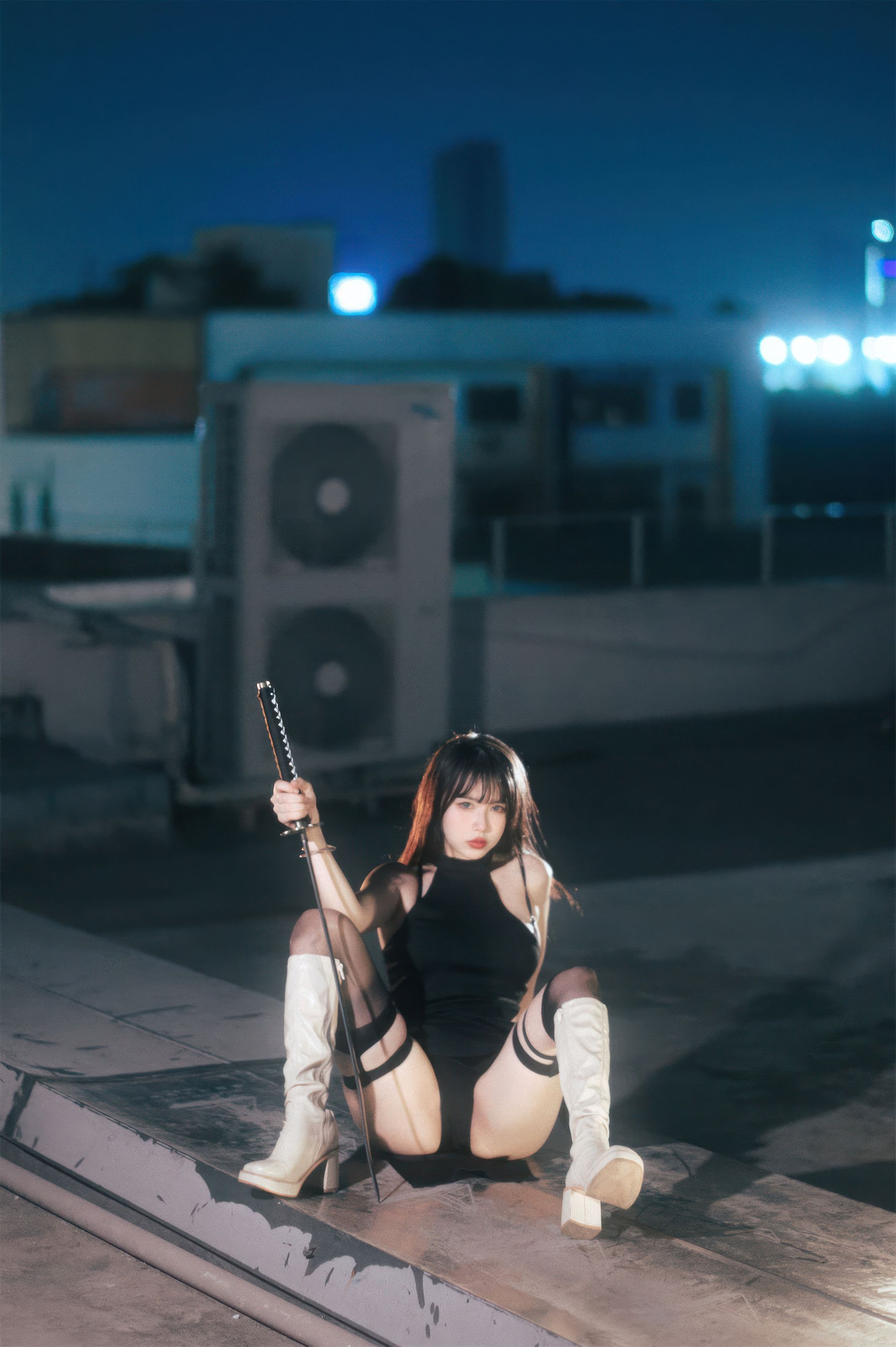 蒂娜很妖孽呀 戰鬥服旗袍 32P