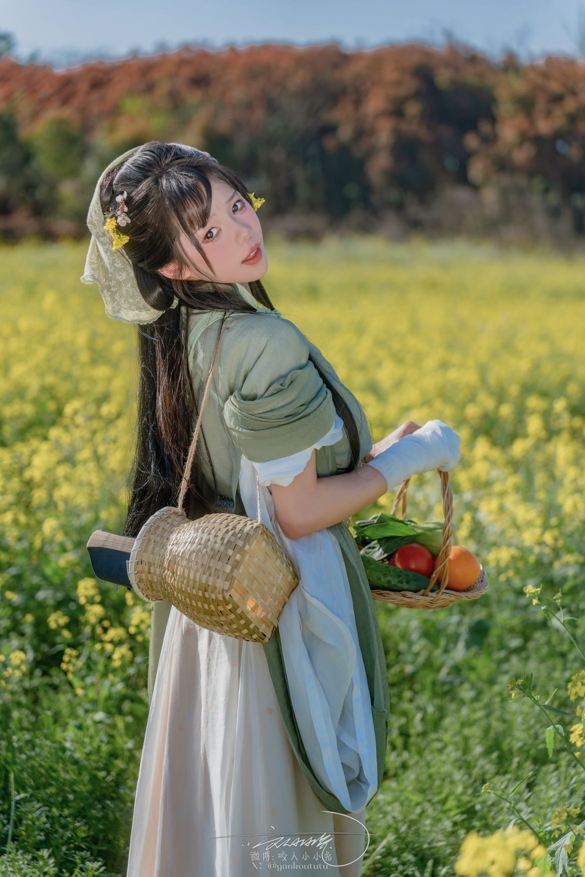Thỏ Cắn Người Nhỏ Nhỏ  Thỏ Dính Dính Đoàn Tử - Tác phẩm của Tháng Năm 『Điền Cày Ký』 [74P1V-1.81GB