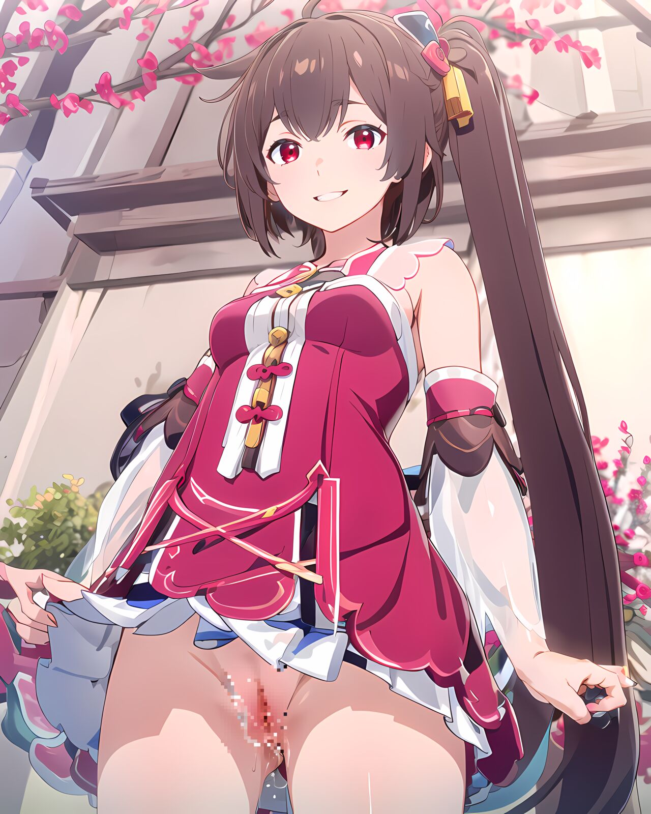 [pixiv] [AI generation] Chinese hot vtuber Lingyuan Yousa coexistence [AI generated]