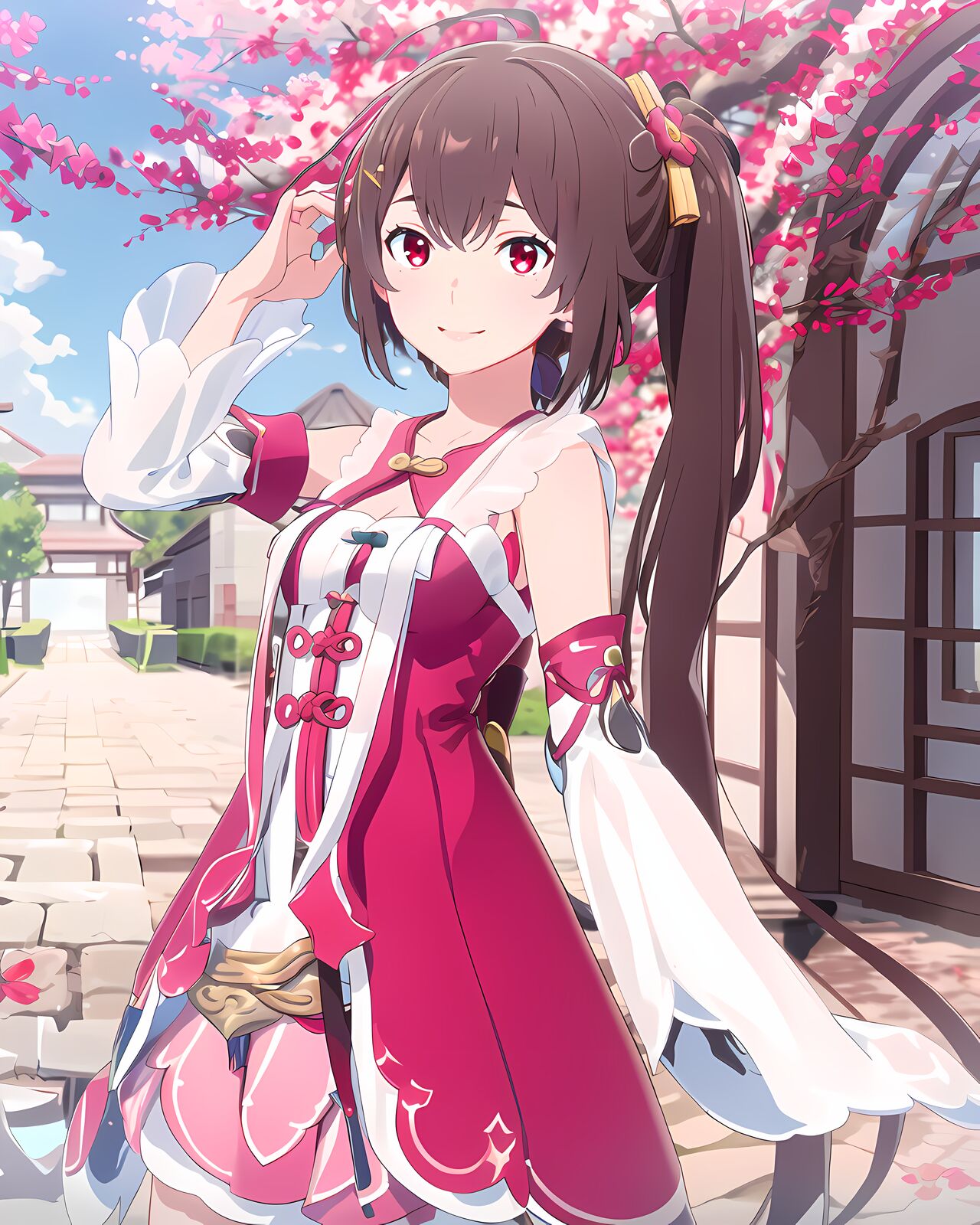 [pixiv] [AI generation] Chinese hot vtuber Lingyuan Yousa coexistence [AI generated]