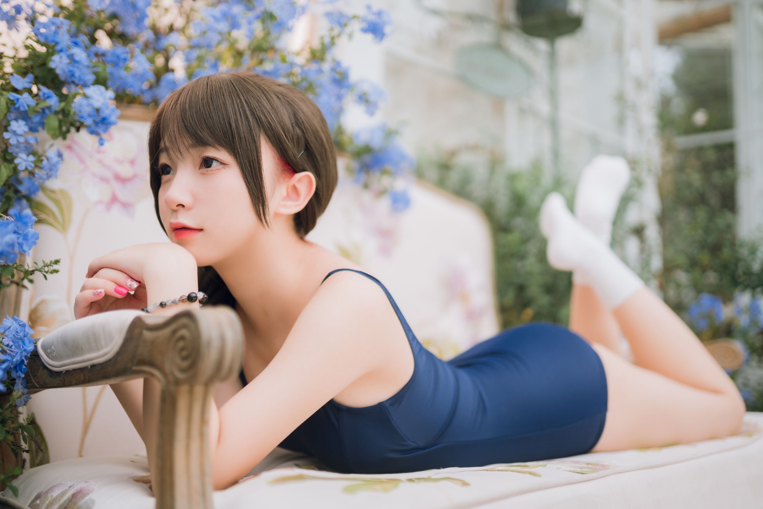 Hoa Linh - Ủy viên Kỷ luật Đồ bơi trường học x Lớp học bơi Ủy viên Kỷ luật 93P