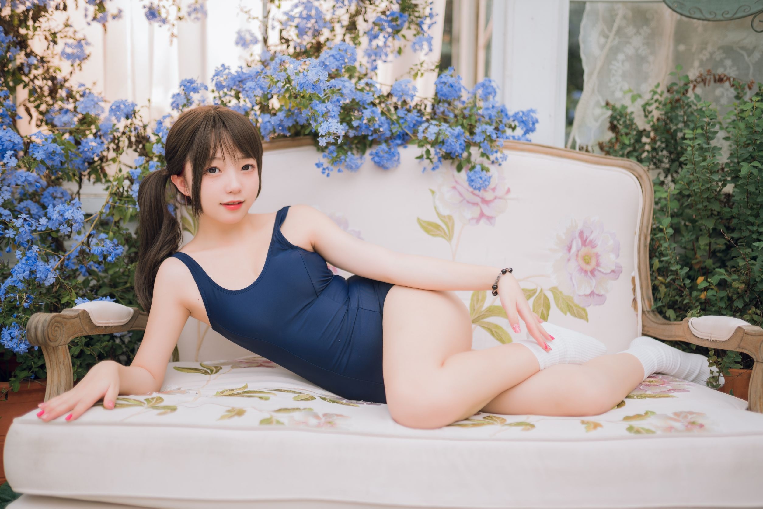 Hua Ling: Discipline Committee Member School Swimsuit x Swimming Class Discipline Committee Member 93P