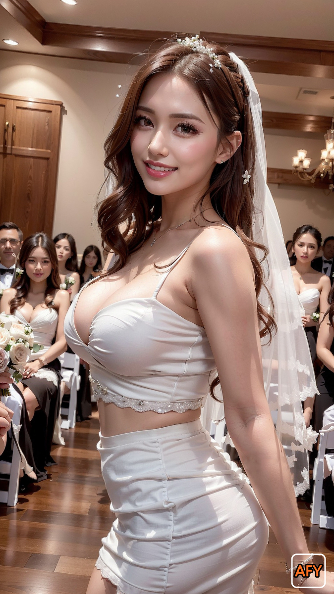 AI สร้าง~AI FOR YOU ▶AFY-Bride, กระโปรงสั้น
