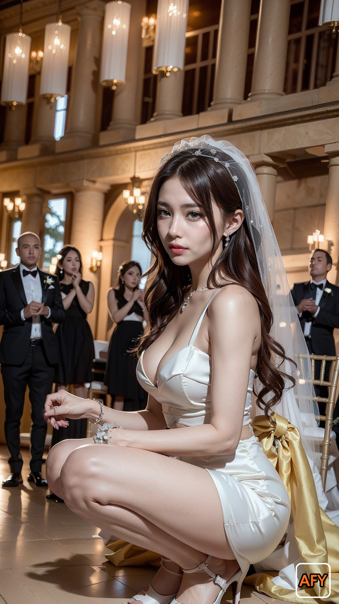 AI สร้าง~AI FOR YOU ▶AFY-Bride, กระโปรงสั้น