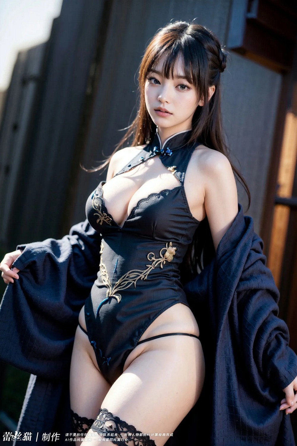 AIG_No.001_นักบวชเต๋าไม่ลงจากภูเขา สาวบริสุทธิ์สวยงามถ่ายภาพ
