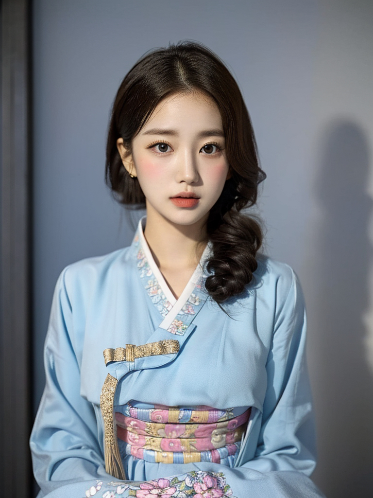 AI-generated ~xRica - Women in Hanbok, Korean