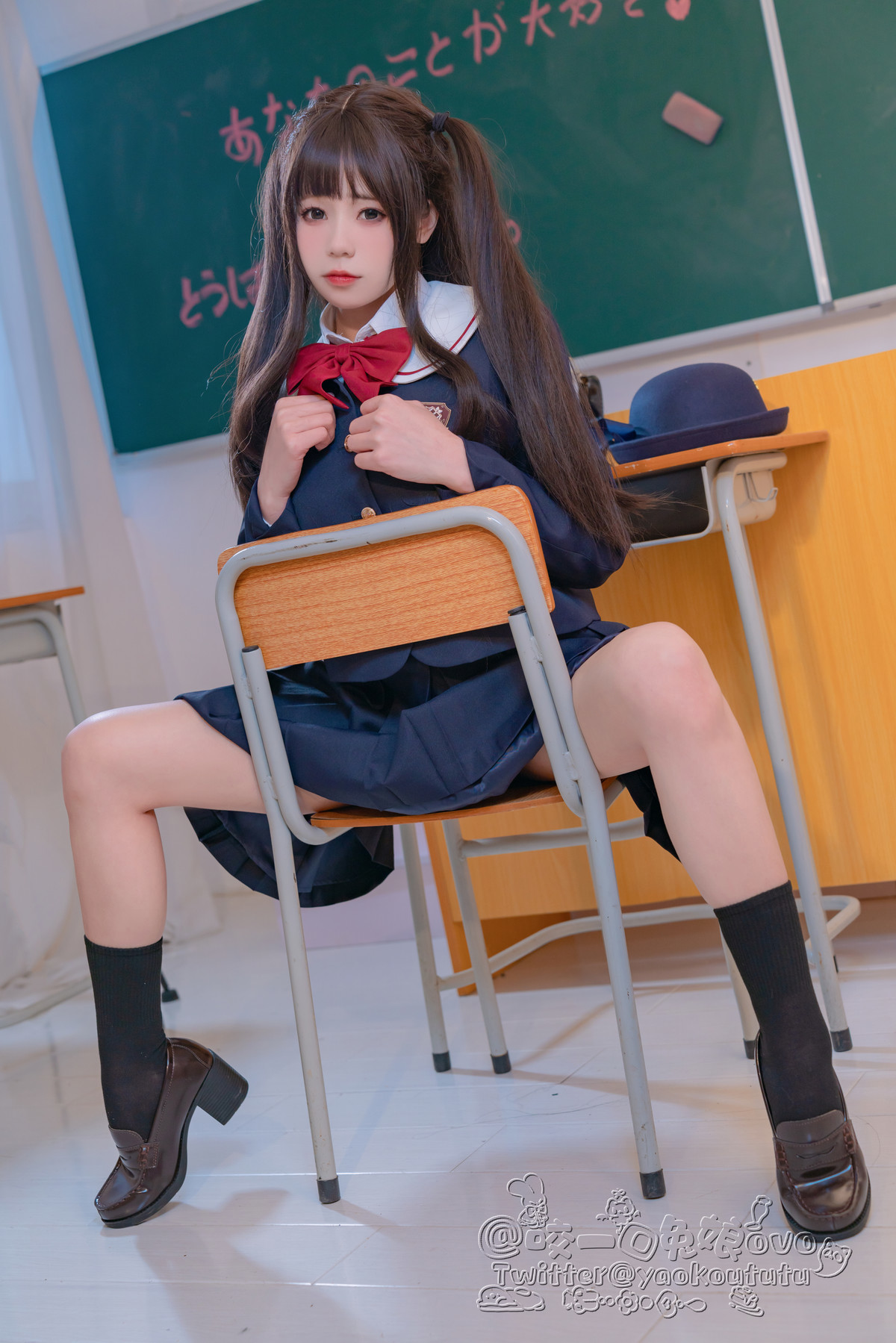 คอสเพลย์ เหนียวเหนียวทันจือตู พิธีเข้าโรงเรียน