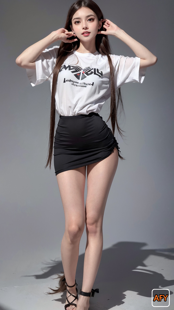 AI生成~AI FOR YOU ▶AFY-Fashion Show Black and White