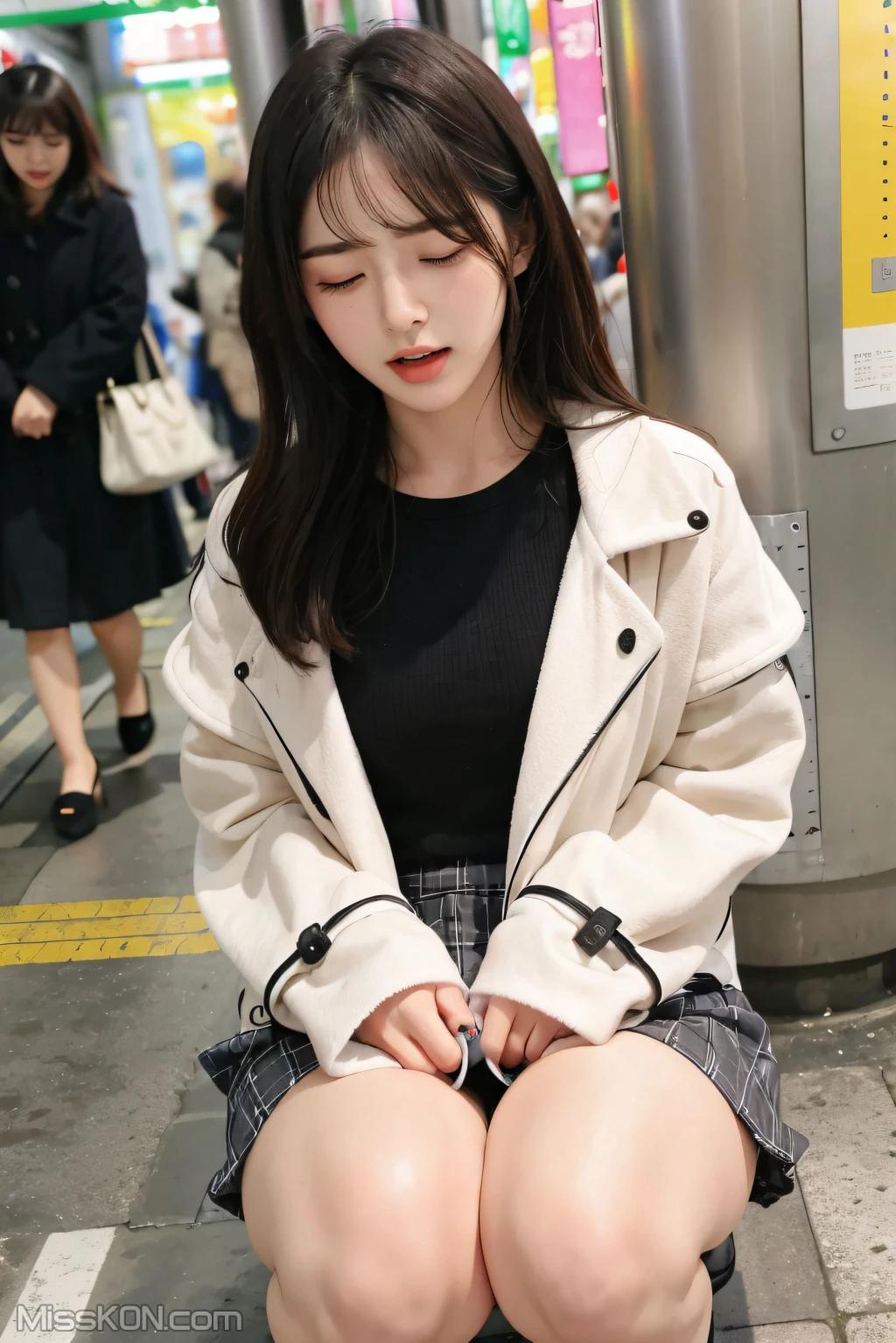 [AI Generated] 清纯唯美系列 地铁里的跳蛋 (108 photos)