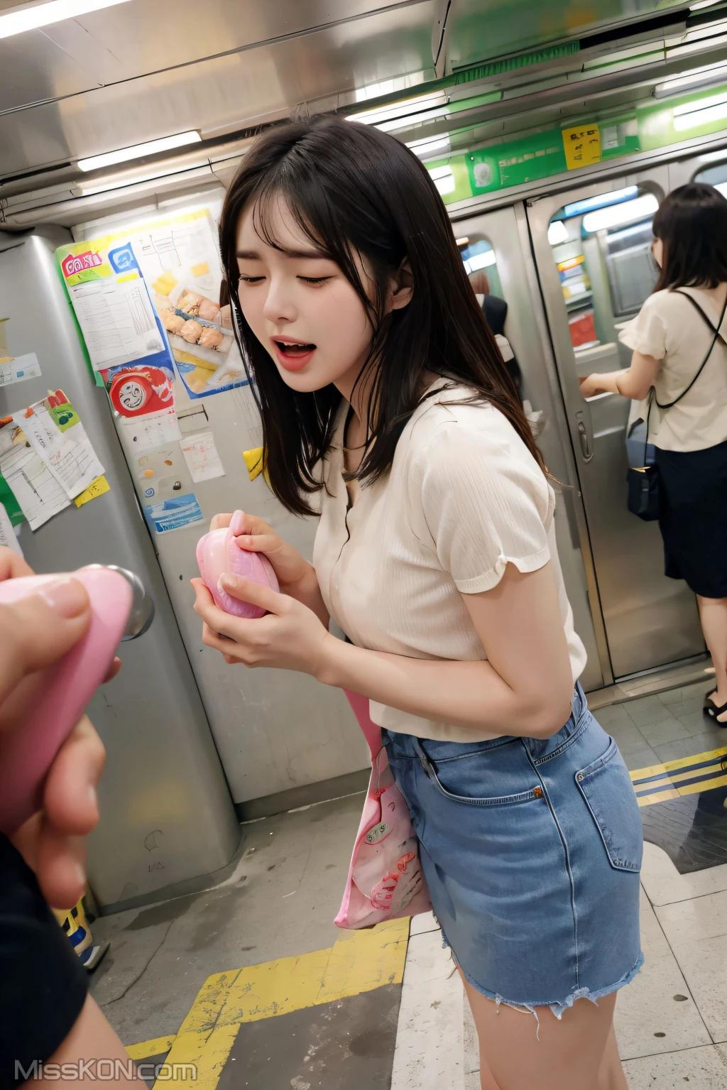 [AI Generated] 清纯唯美系列 地铁里的跳蛋 (108 photos)