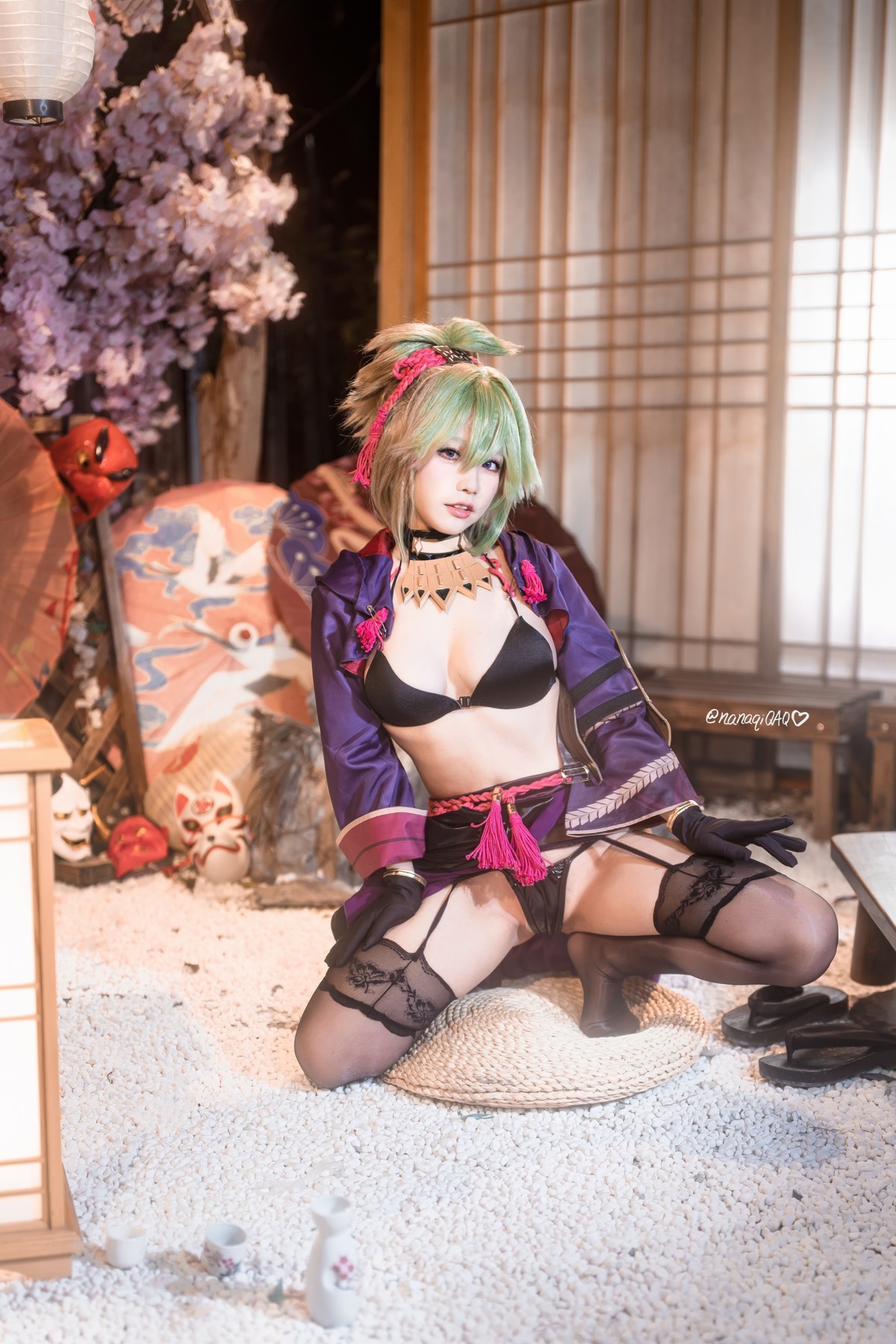 Cosplay Qiqi Nanako Kyoki Shinobu Doujin