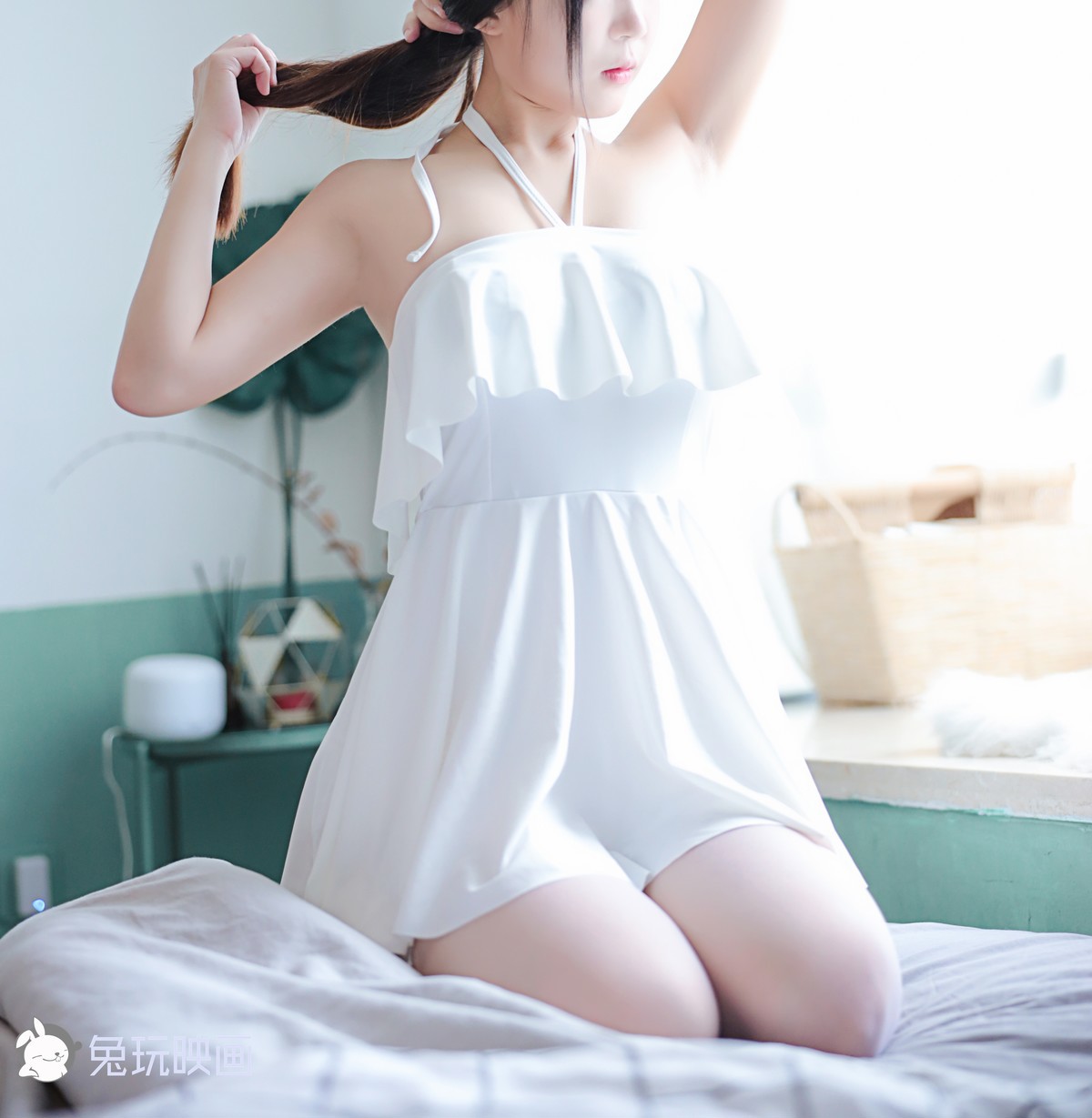 코스프레 토완영화 유코의 흰 치마