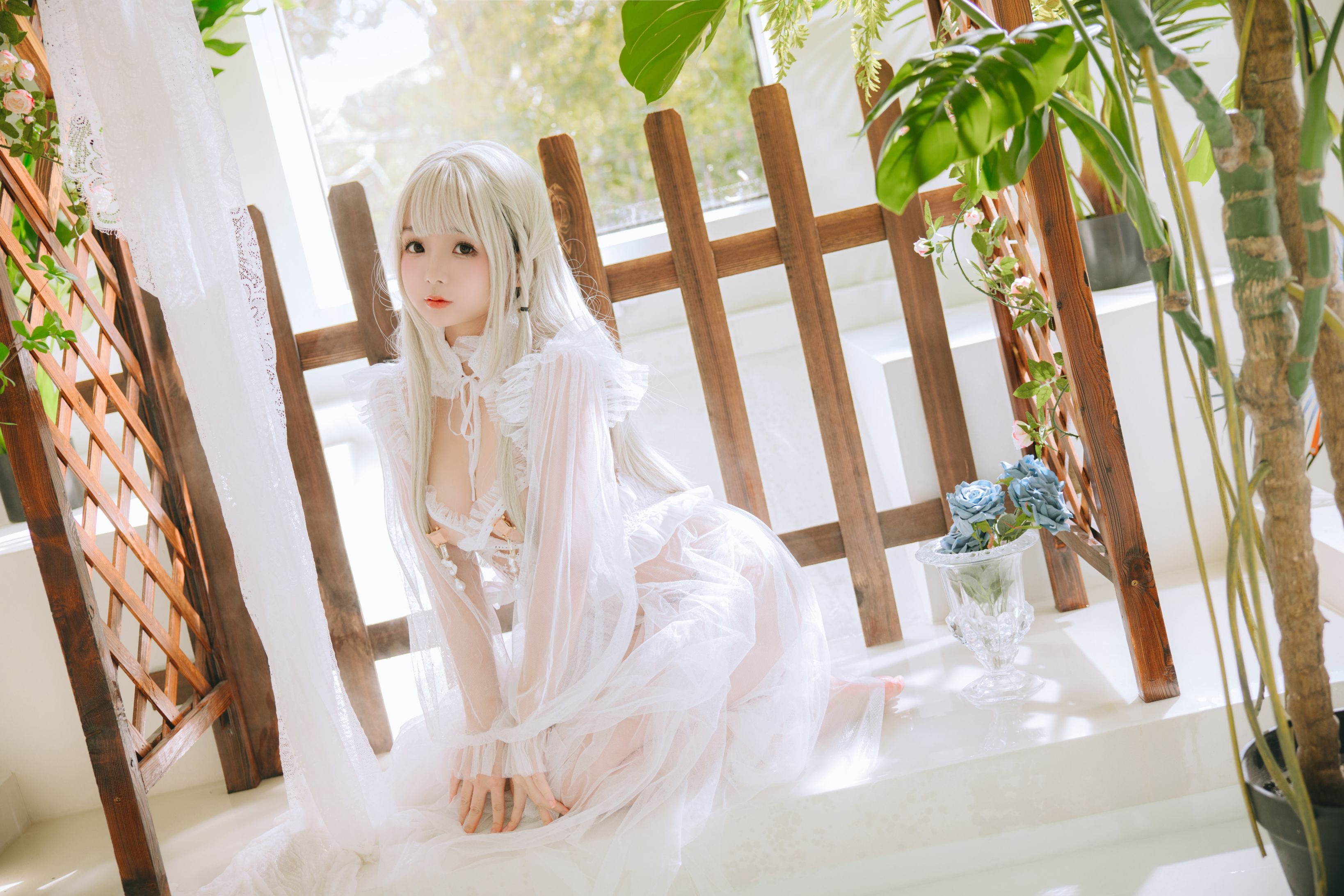 Rinaijiao White Yarn Clothes 136P4V