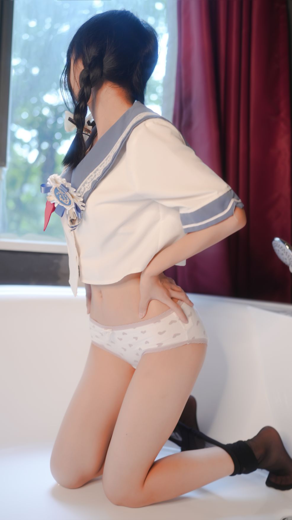Emergency Plan - Xiao Jie - Sailor Suit Black Silk - R18 [60P570M