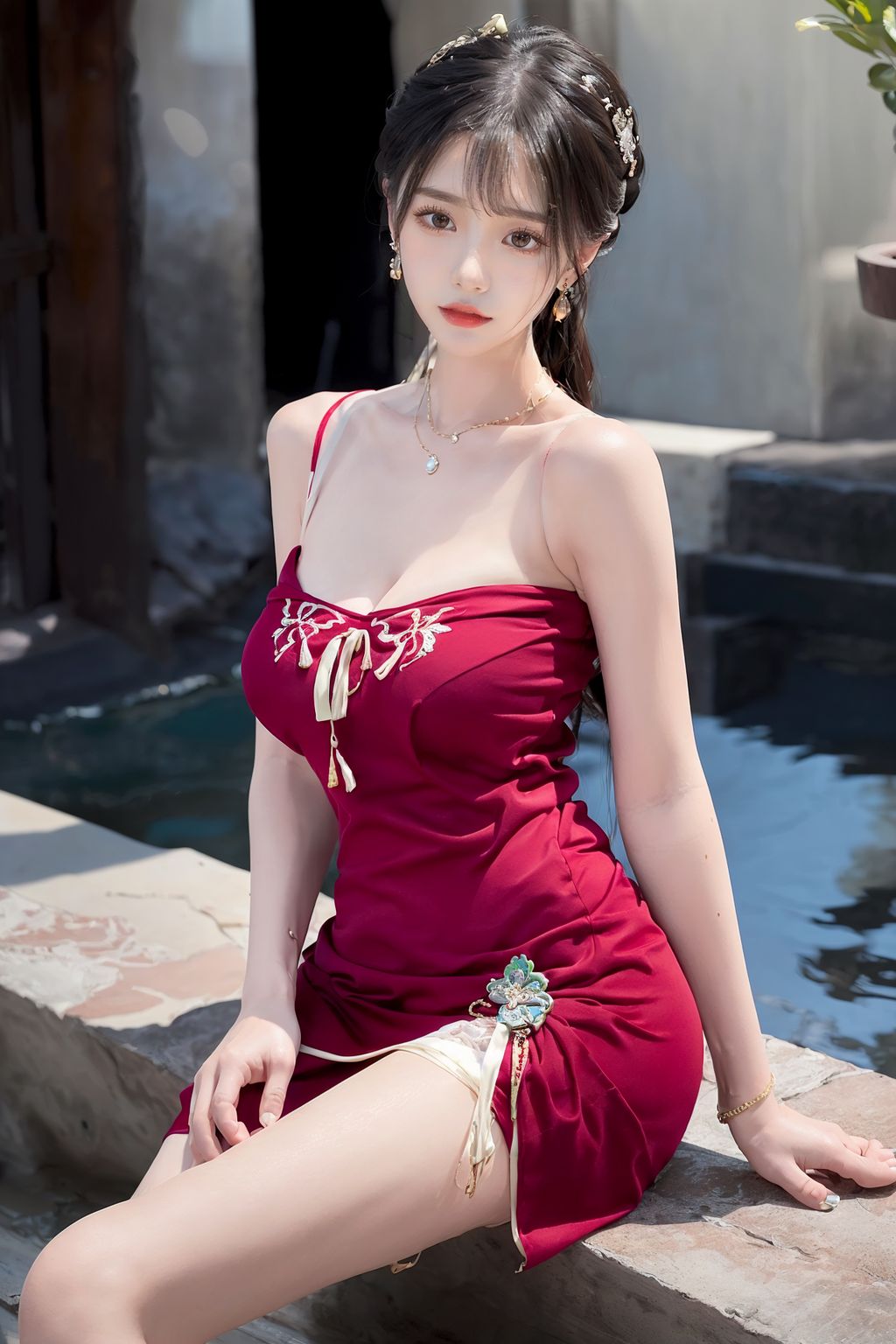 AI Generated] kaiysx: Camisole Dress (89 photos)