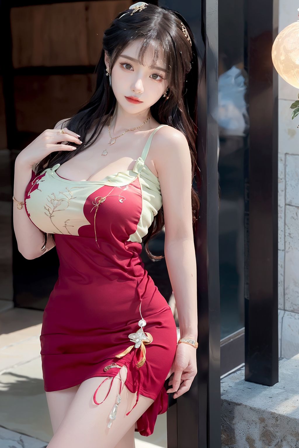 Được tạo bởi AI] kaiysx: Váy Camisole (89 ảnh)