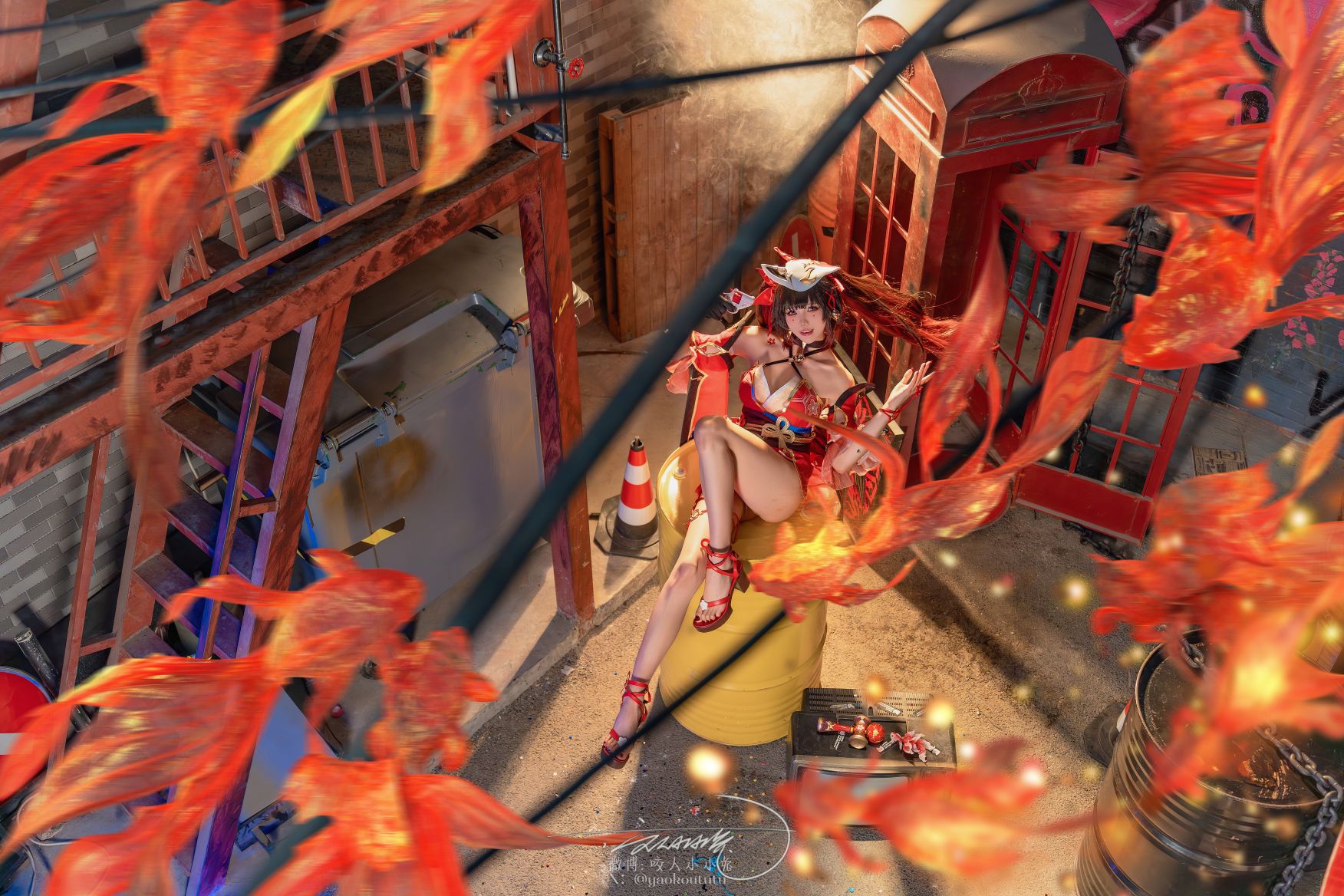 咬人小小兔 黏黏団子兔 - 6月作品『スターレイル-花火』80P+1V 大喜 [81P1V-1.63GB