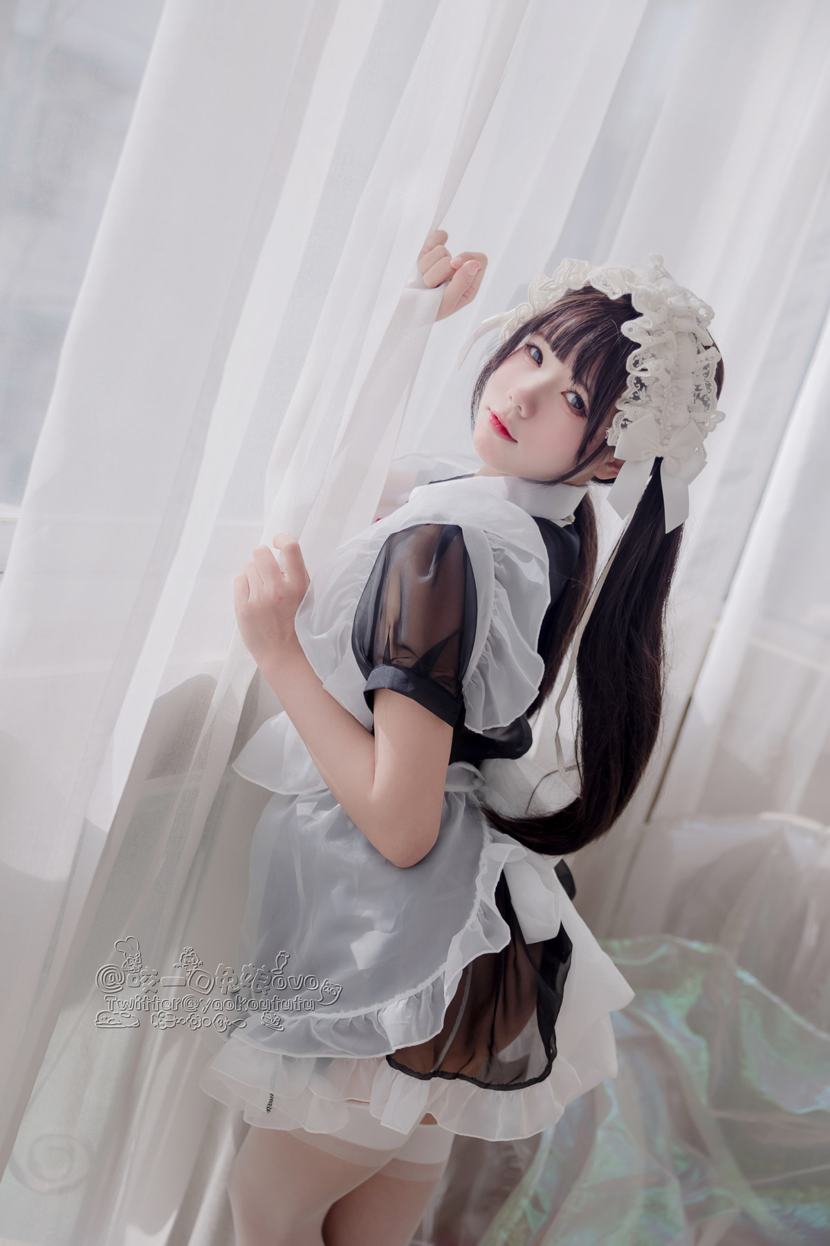 Cosplay 黏黏團子兔 黑白女僕