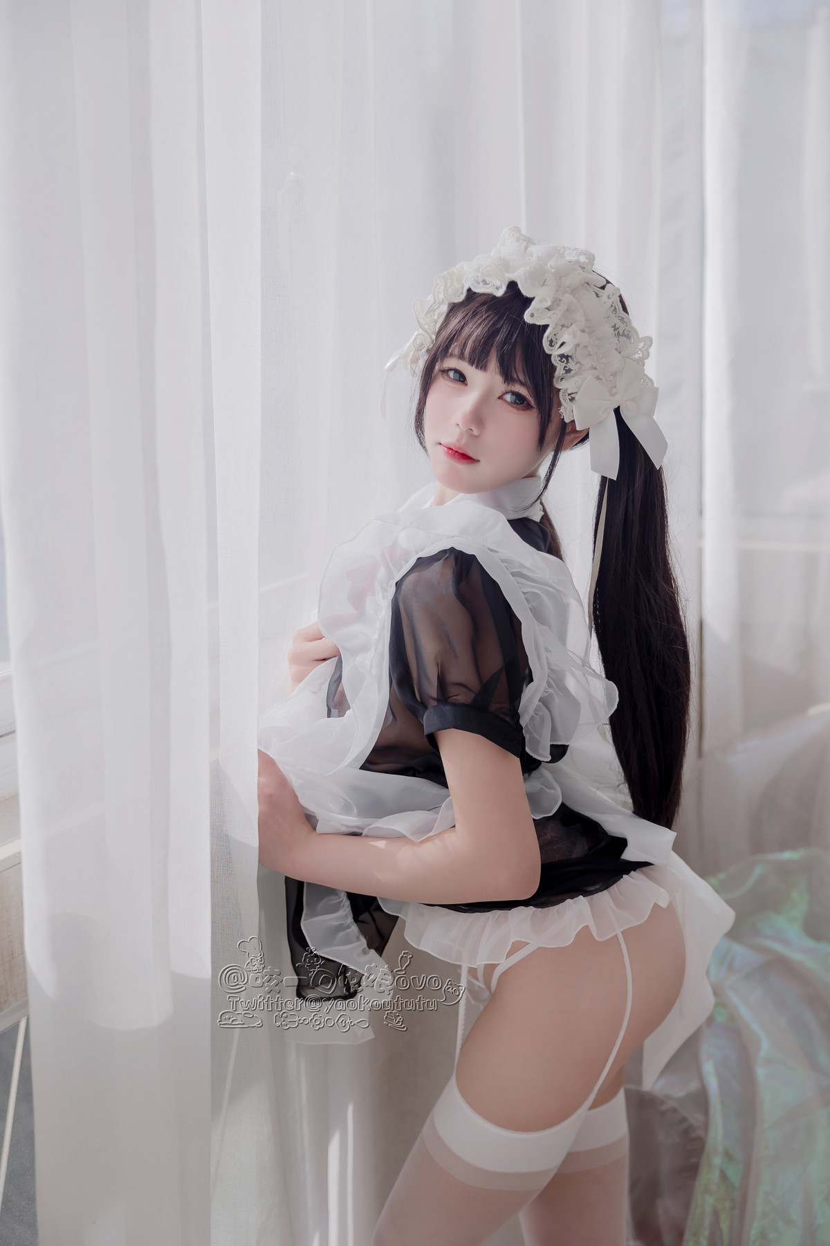 Cosplay 黏黏團子兔 黑白女僕