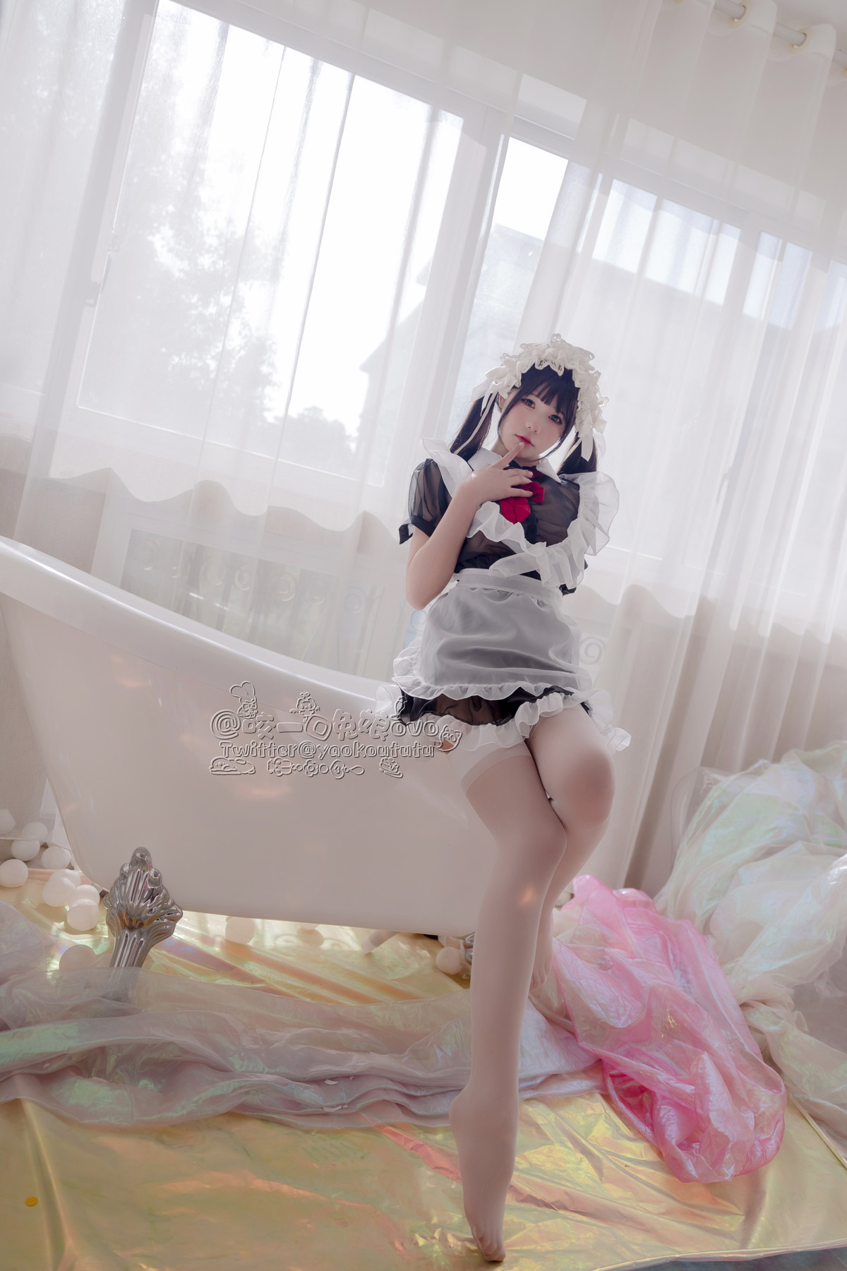 Cosplay 黏黏團子兔 黑白女僕