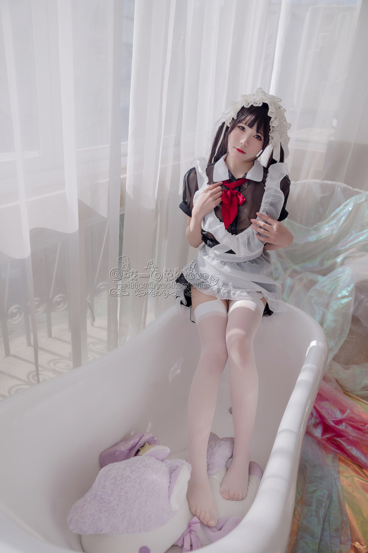 Cosplay 黏黏團子兔 黑白女僕
