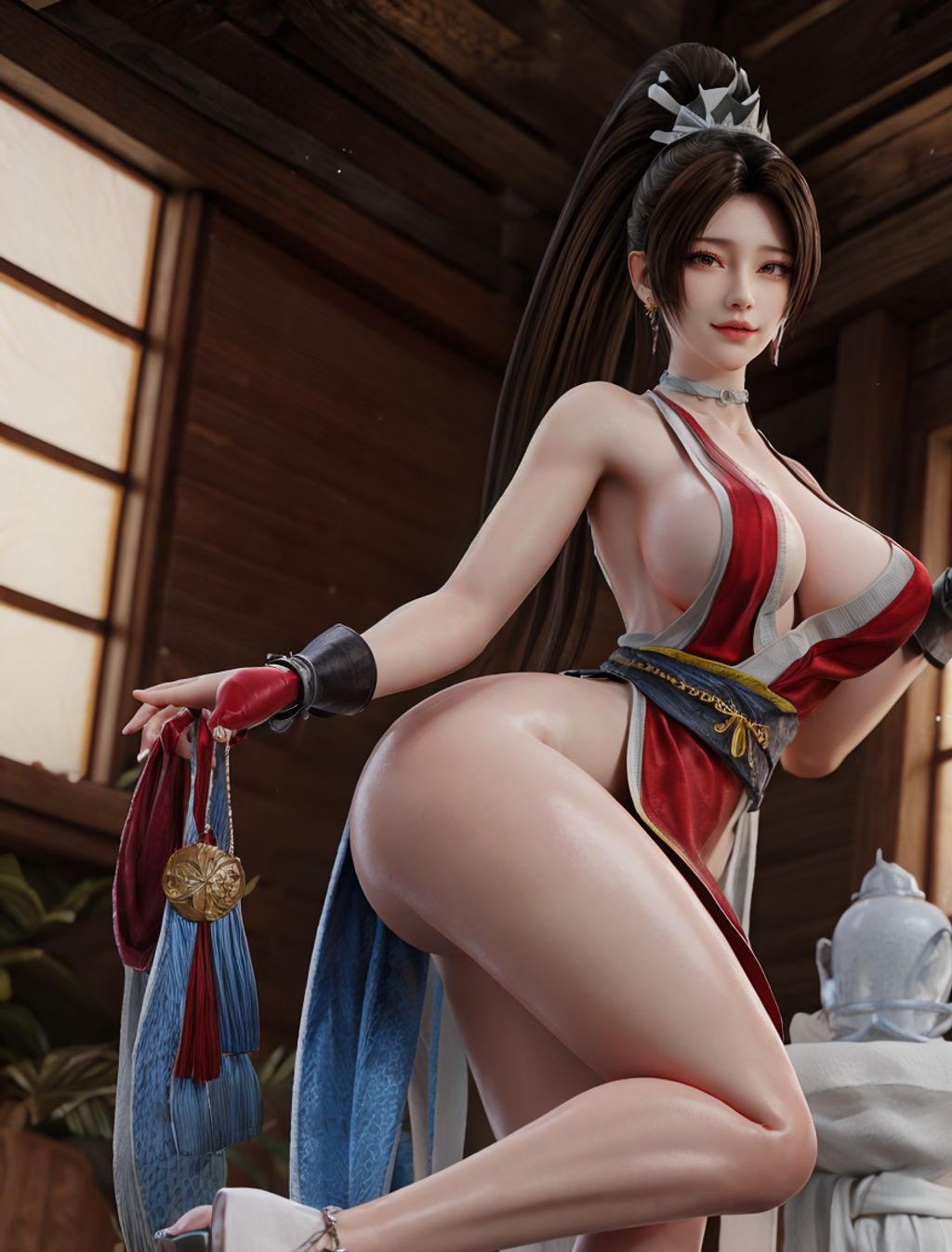 Được tạo bởi AI] kaiysx: Mai Shiranui (KOF) (58 ảnh)