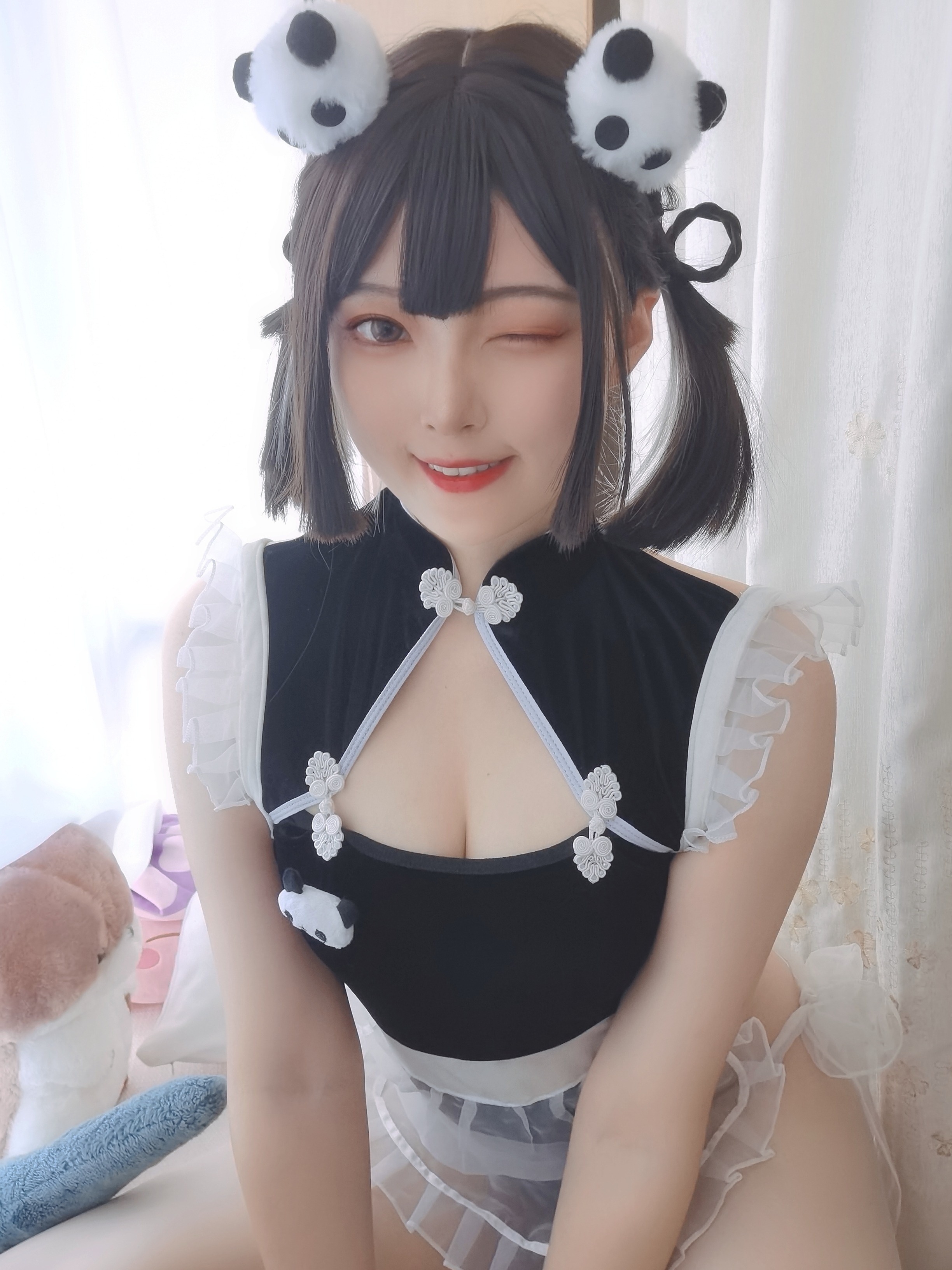 Natsuko夏夏子 熊貓女僕64P1V