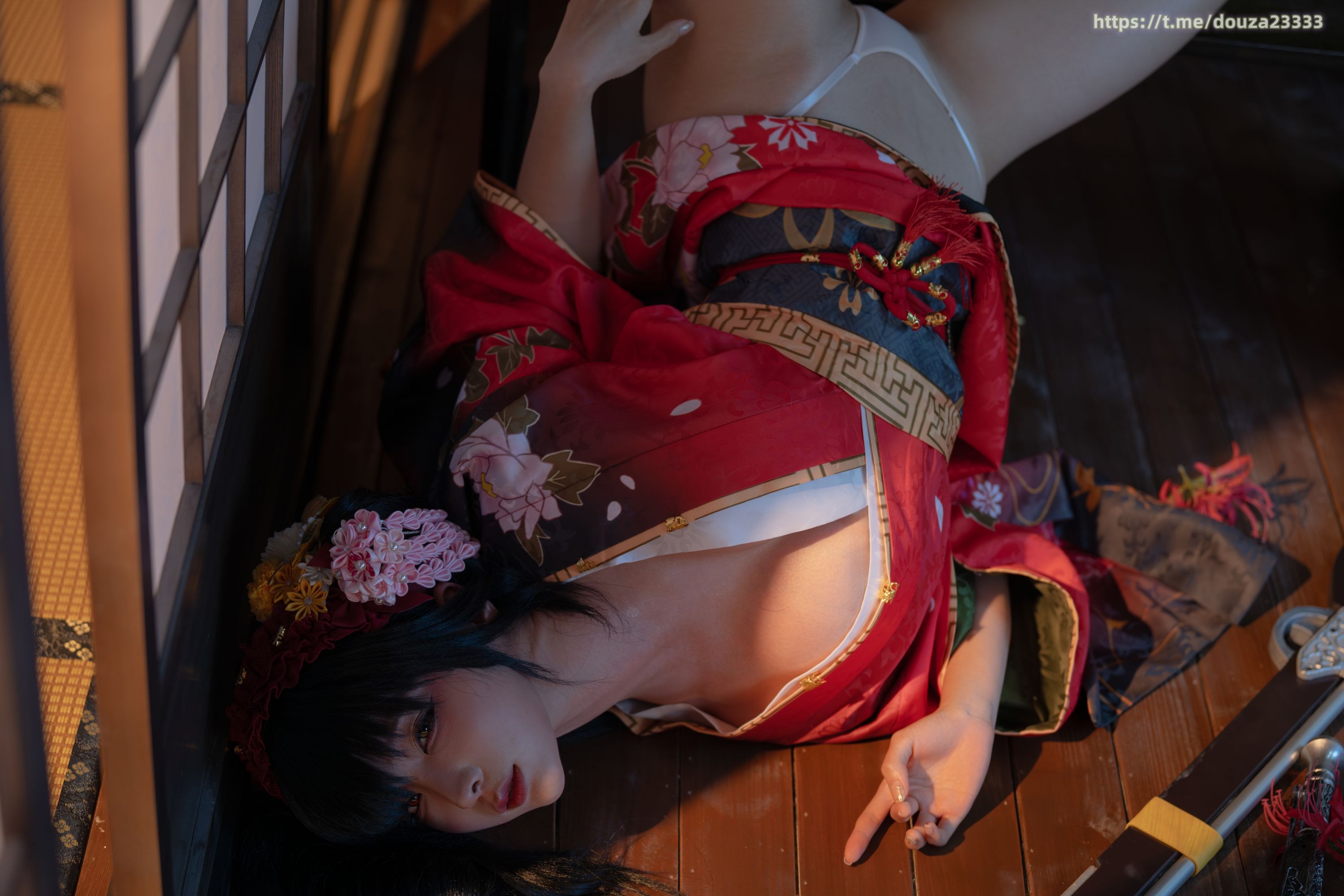 ชุนหมอหมอ คุรุมิ กิโมโน คอสเพลย์ [261P9V-2.40GB