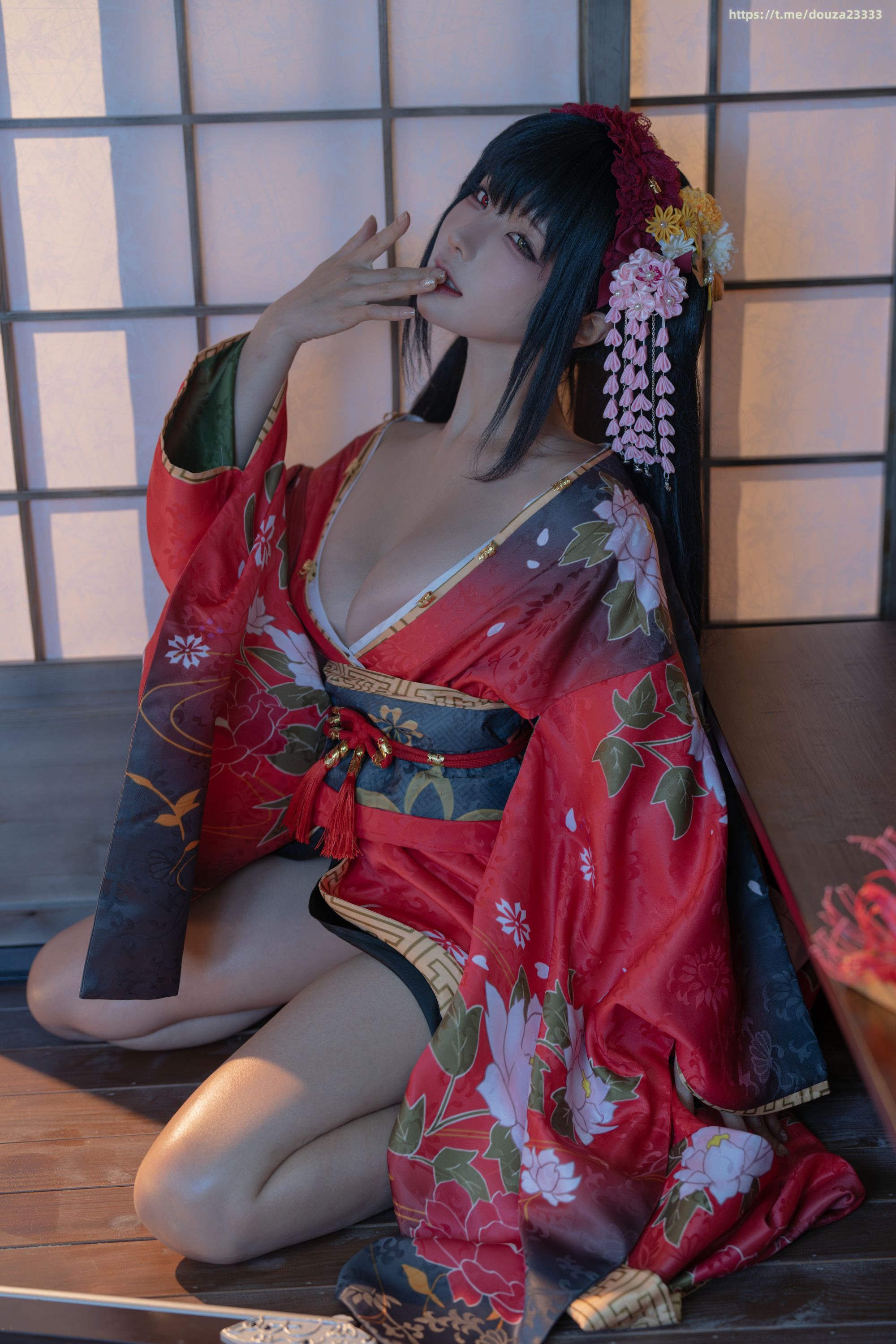 Chun Mo Mo Kurumi Kimono Cosplay [261P9V-2.40GB