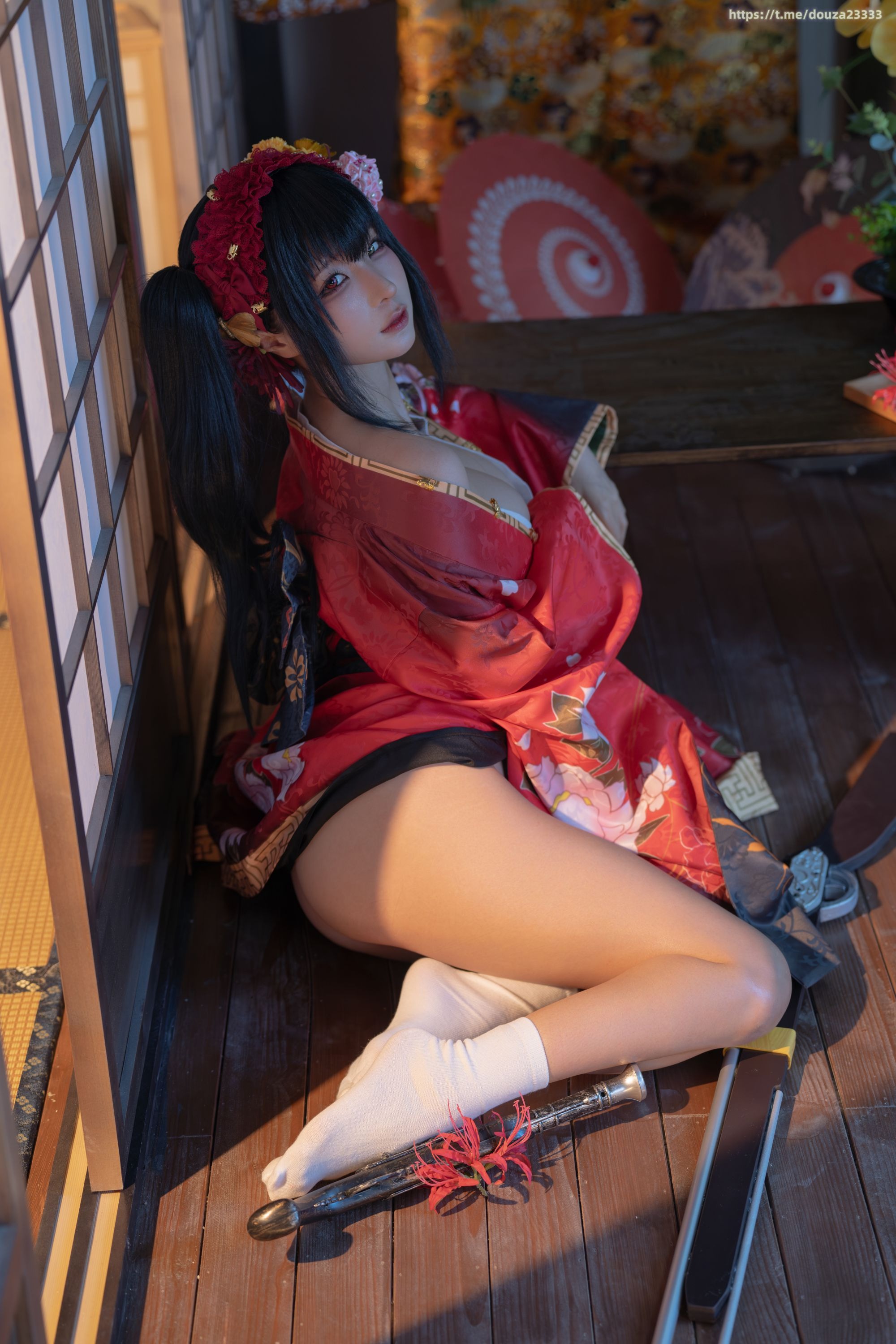 チュンモモ 狂三和服コスプレ [261P9V-2.40GB