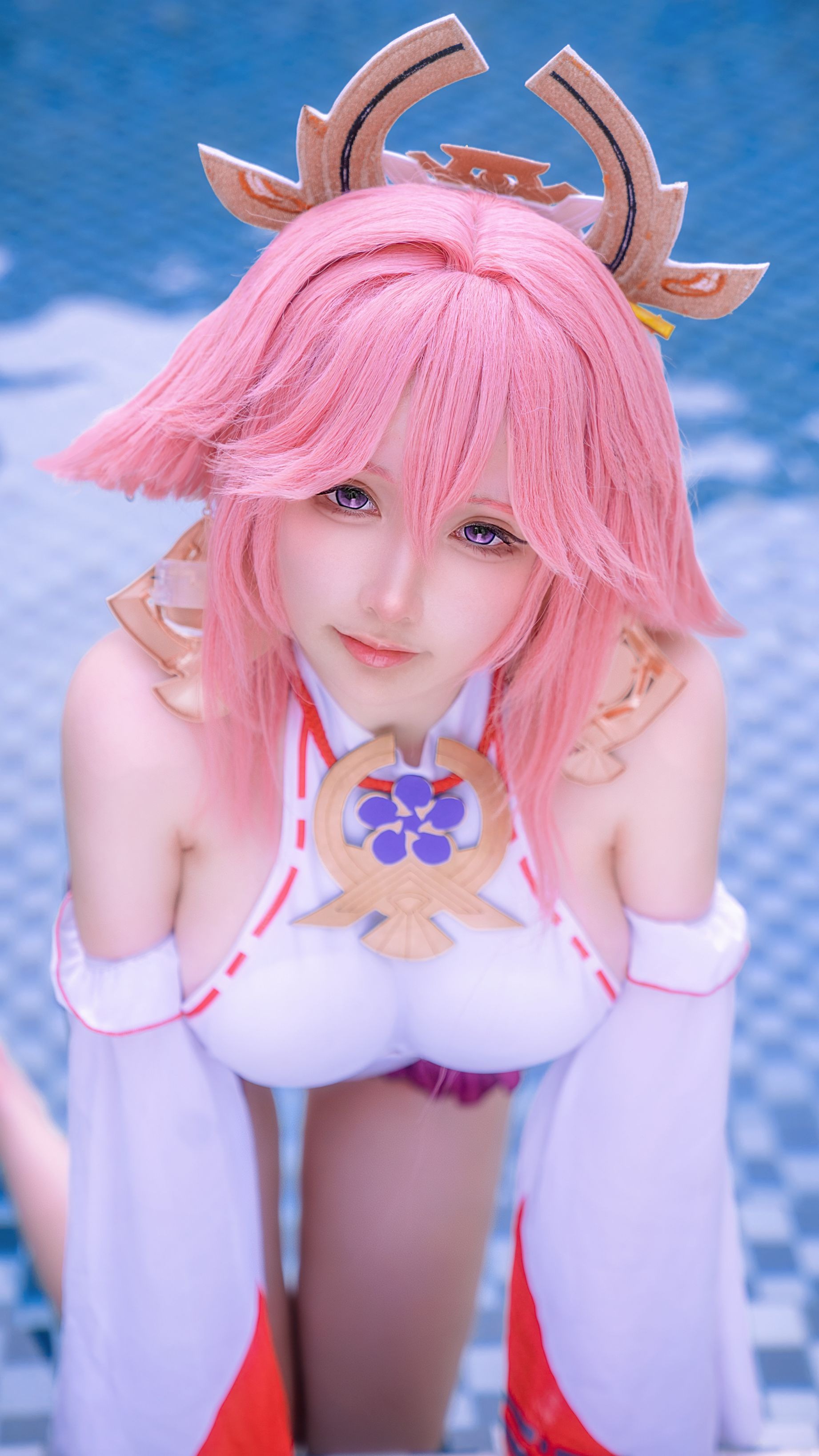 櫻梨梨 八重神子泳裝 29P