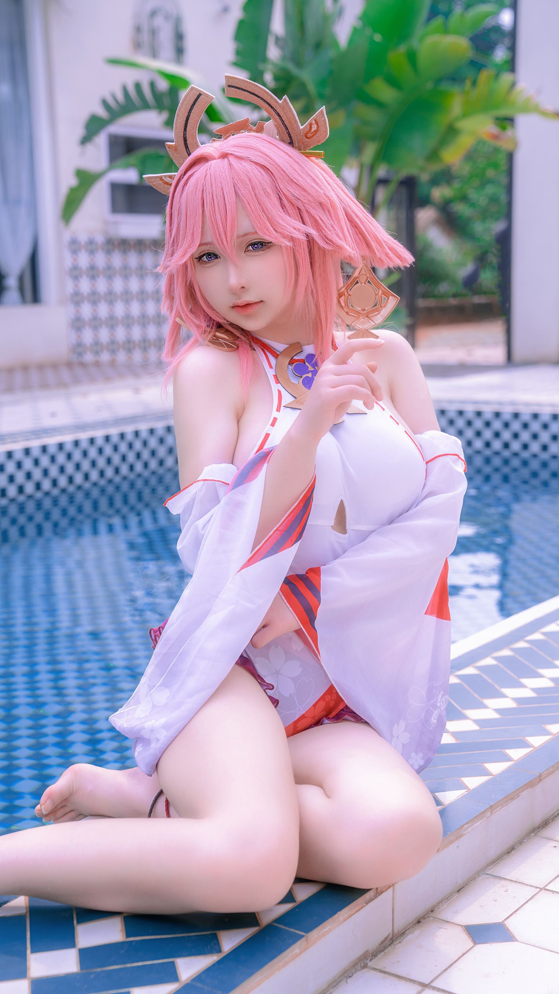 櫻梨梨 八重神子泳裝 29P