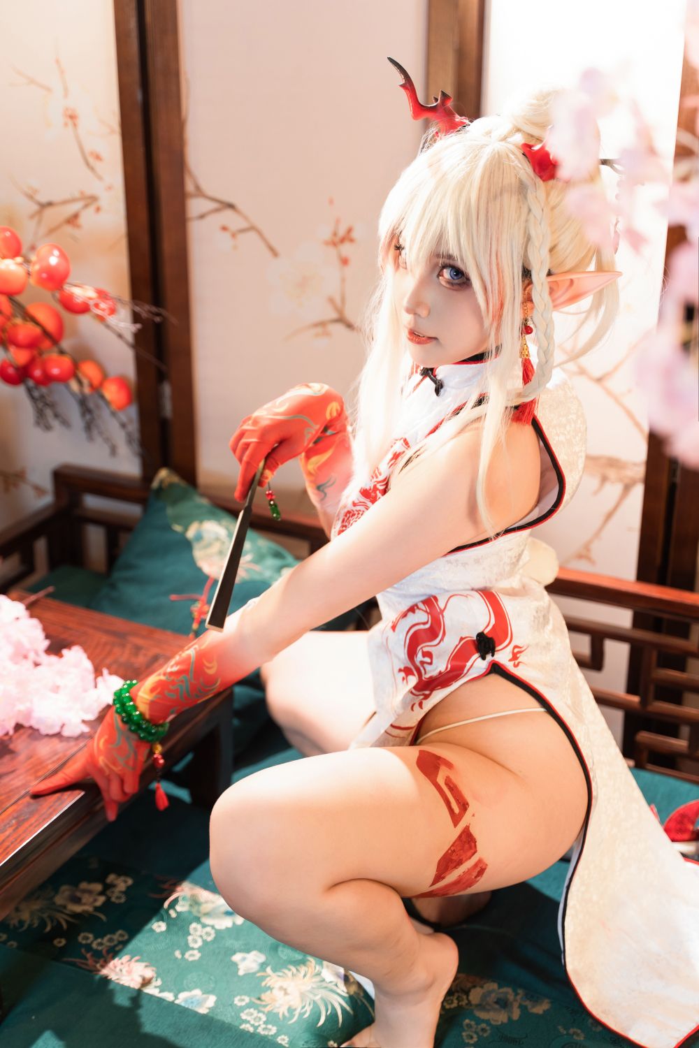 Chengfeng Qianya & Xiao He Tianjiu - Nian Xi Qipao Double Person Omamori [189P-788MB