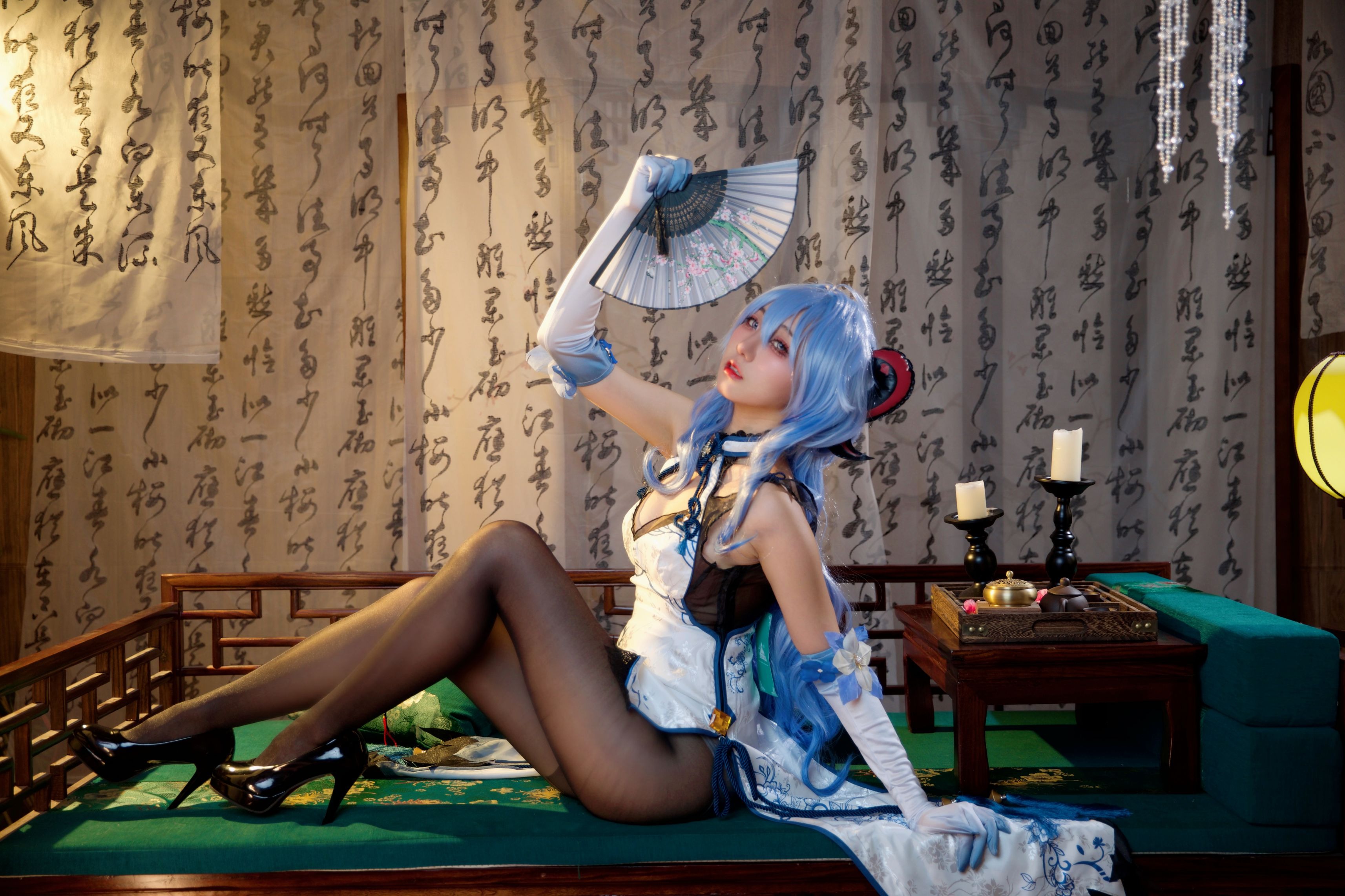 Xie Xuexue Ya Ganyu Blue and White Porcelain