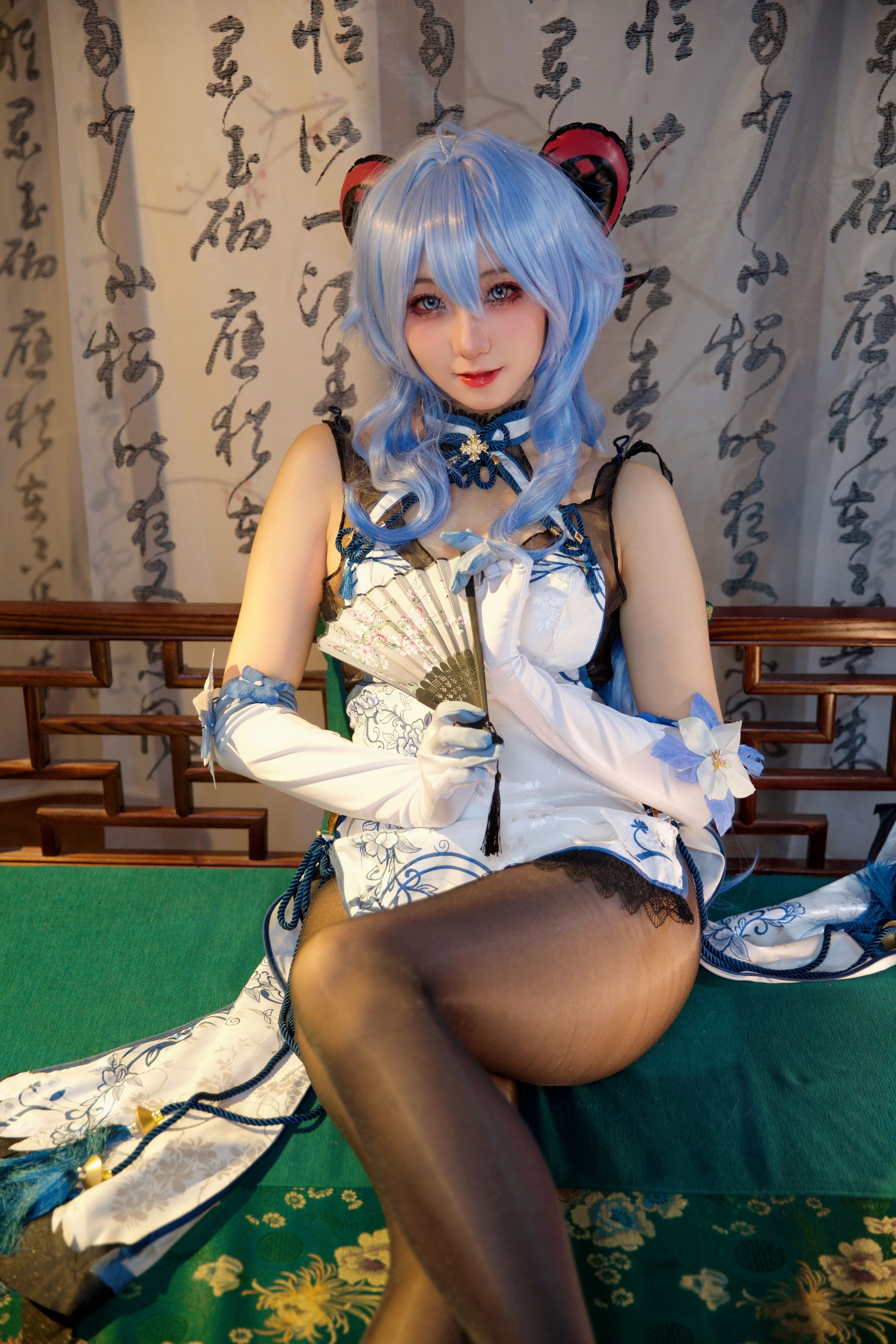 Xie Xuexue Ya Ganyu Blue and White Porcelain