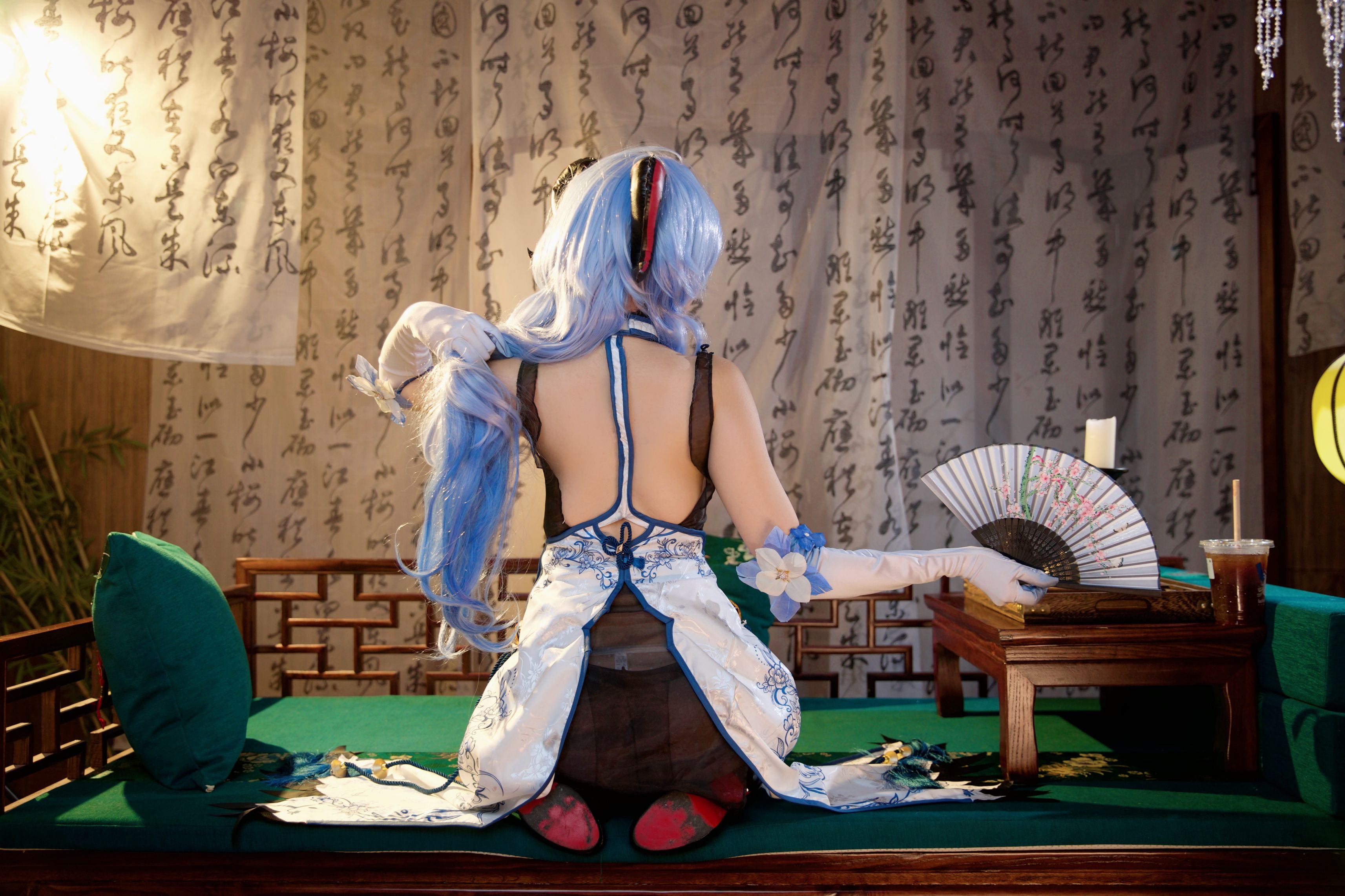 Xie Xuexue Ya Ganyu Blue and White Porcelain