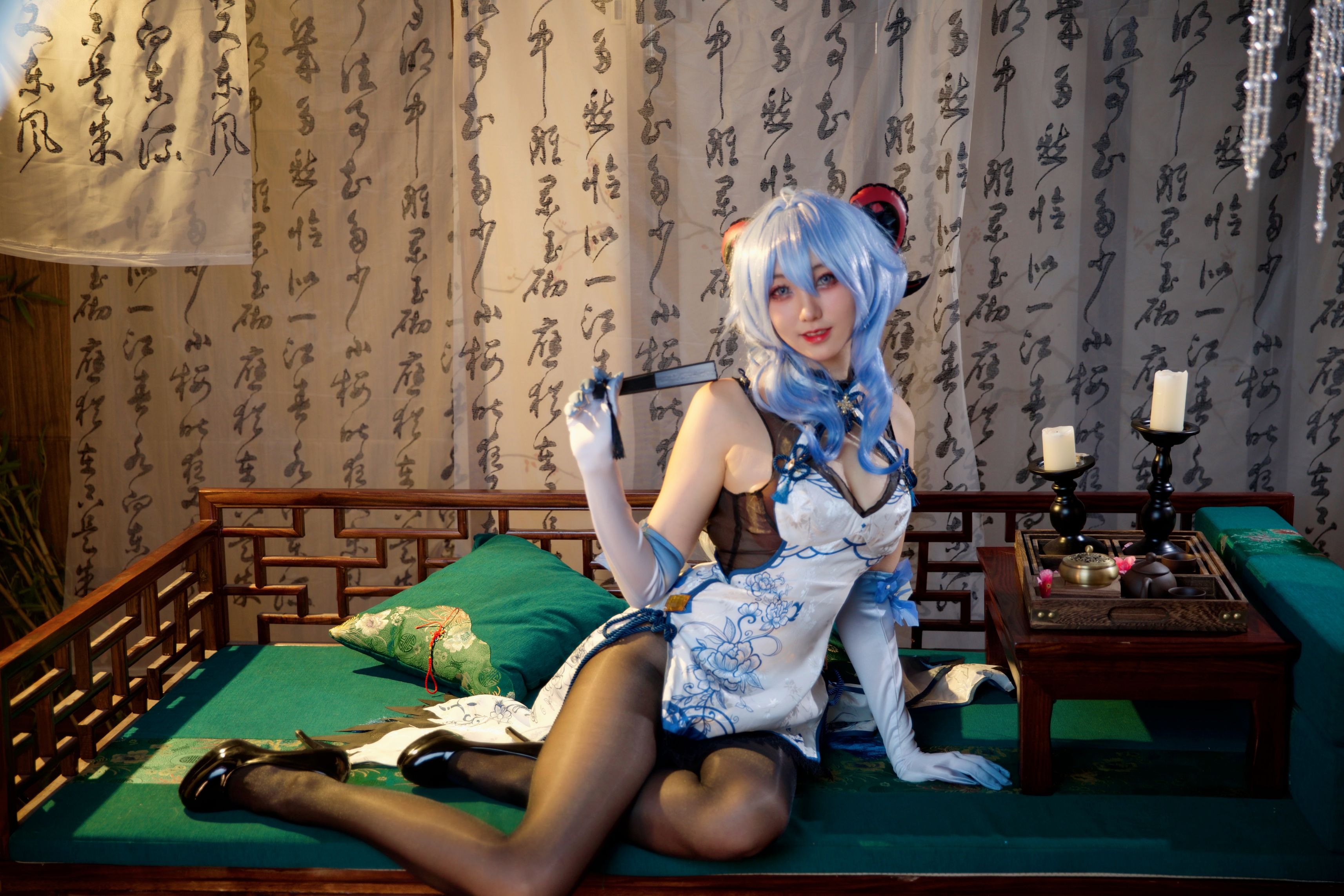 Xie Xuexue Ya Ganyu Blue and White Porcelain