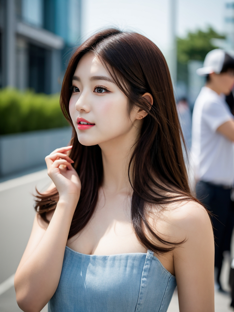 AI Generated ~xRica - A Street Photo Shoot