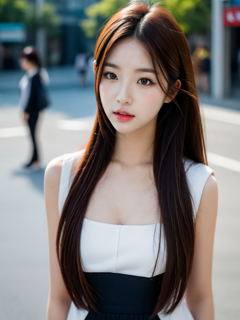 AI Generated ~xRica - A Street Photo Shoot