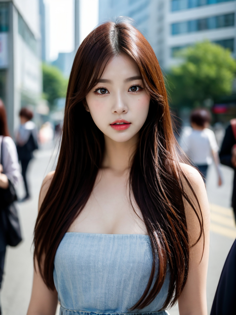 AI Generated ~xRica - A Street Photo Shoot