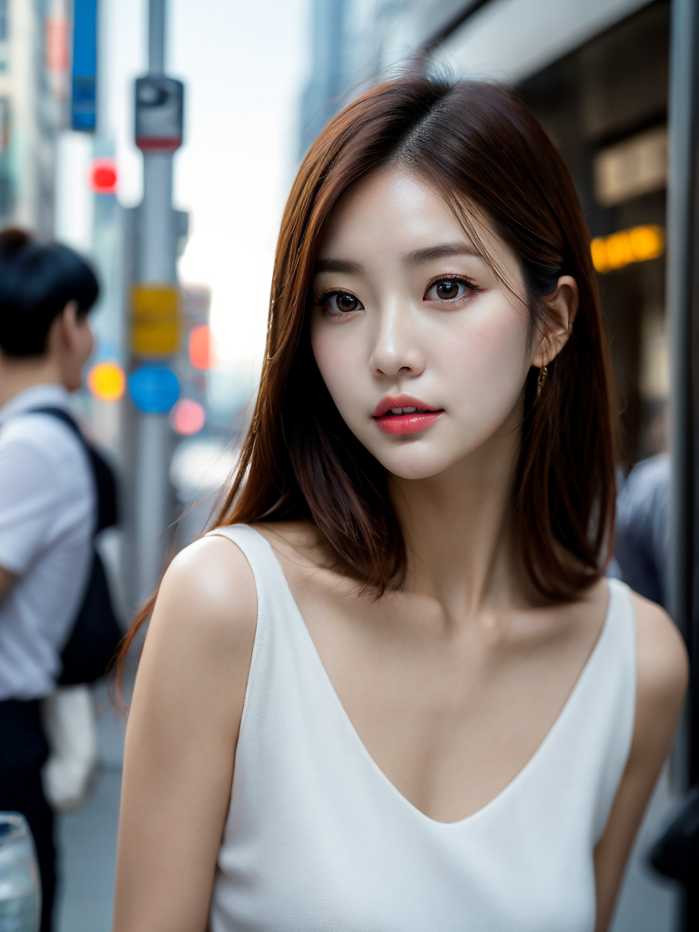 AI Generated ~xRica - A Street Photo Shoot