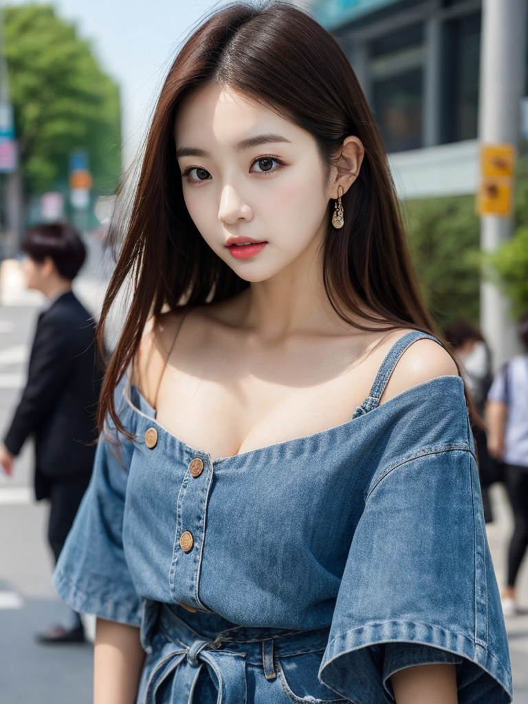 AI Generated ~xRica - A Street Photo Shoot